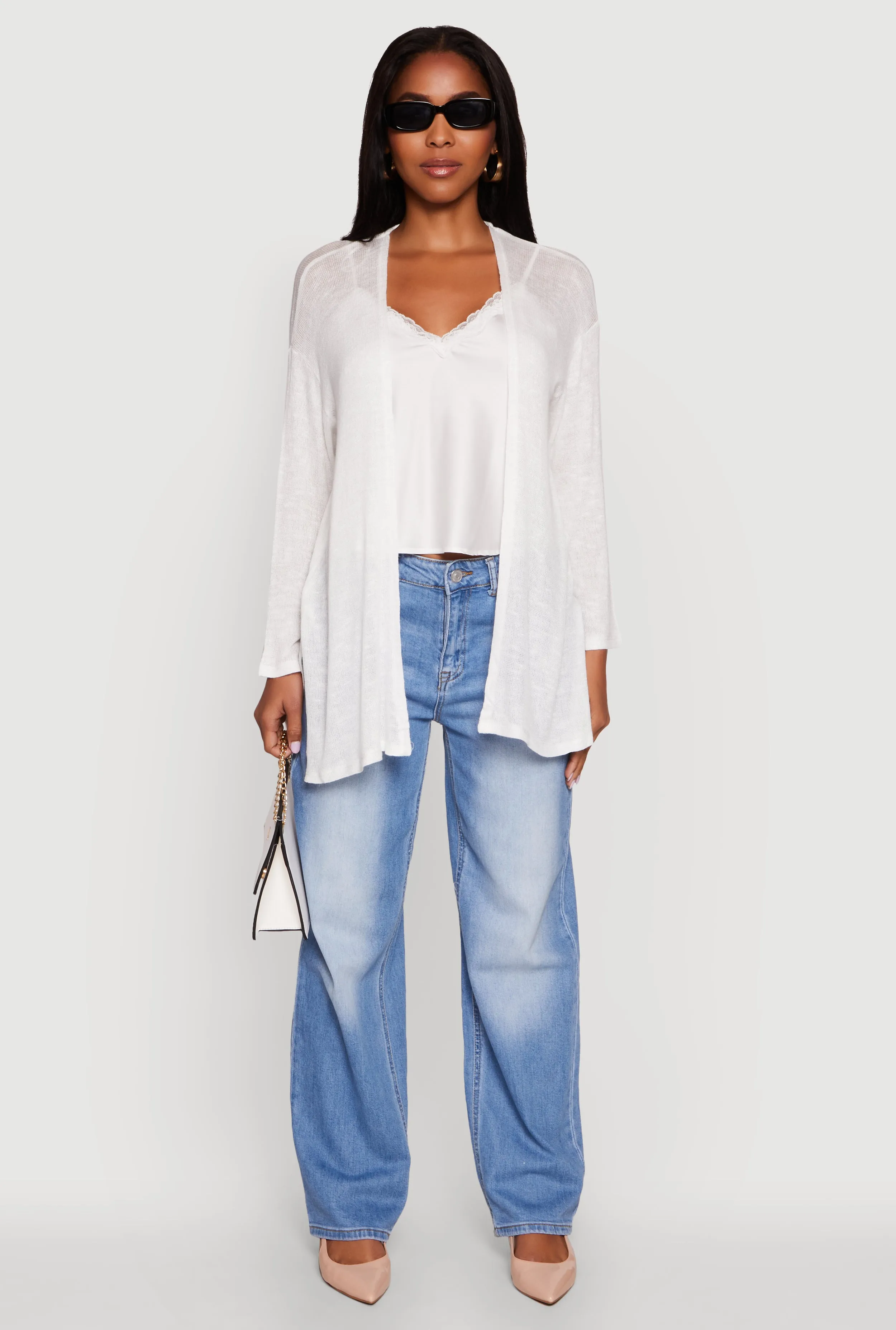 Ambiance Brushed Knit Long Sleeve Duster sold by Rainbow product image thumbnail 3