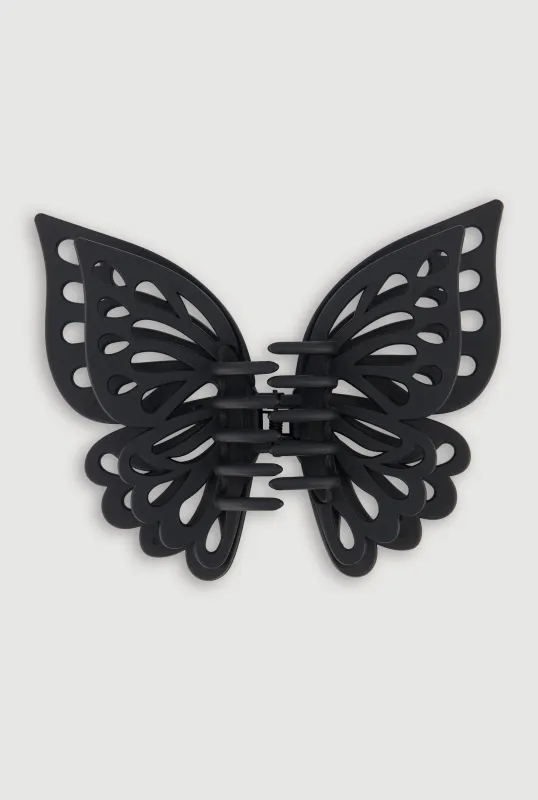 Trendy Giant Butterfly Claw Clip sold by Rainbow