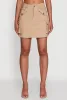 Trendy Flap Detail Cargo Pocket Skirt sold by Rainbow