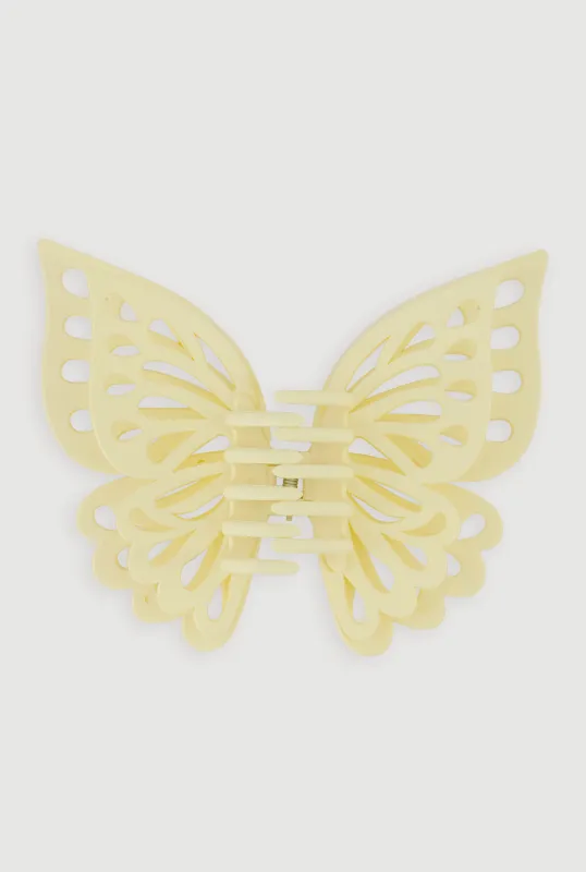 Trendy Giant Butterfly Claw Clip sold by Rainbow