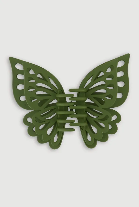 Trendy Giant Butterfly Claw Clip sold by Rainbow