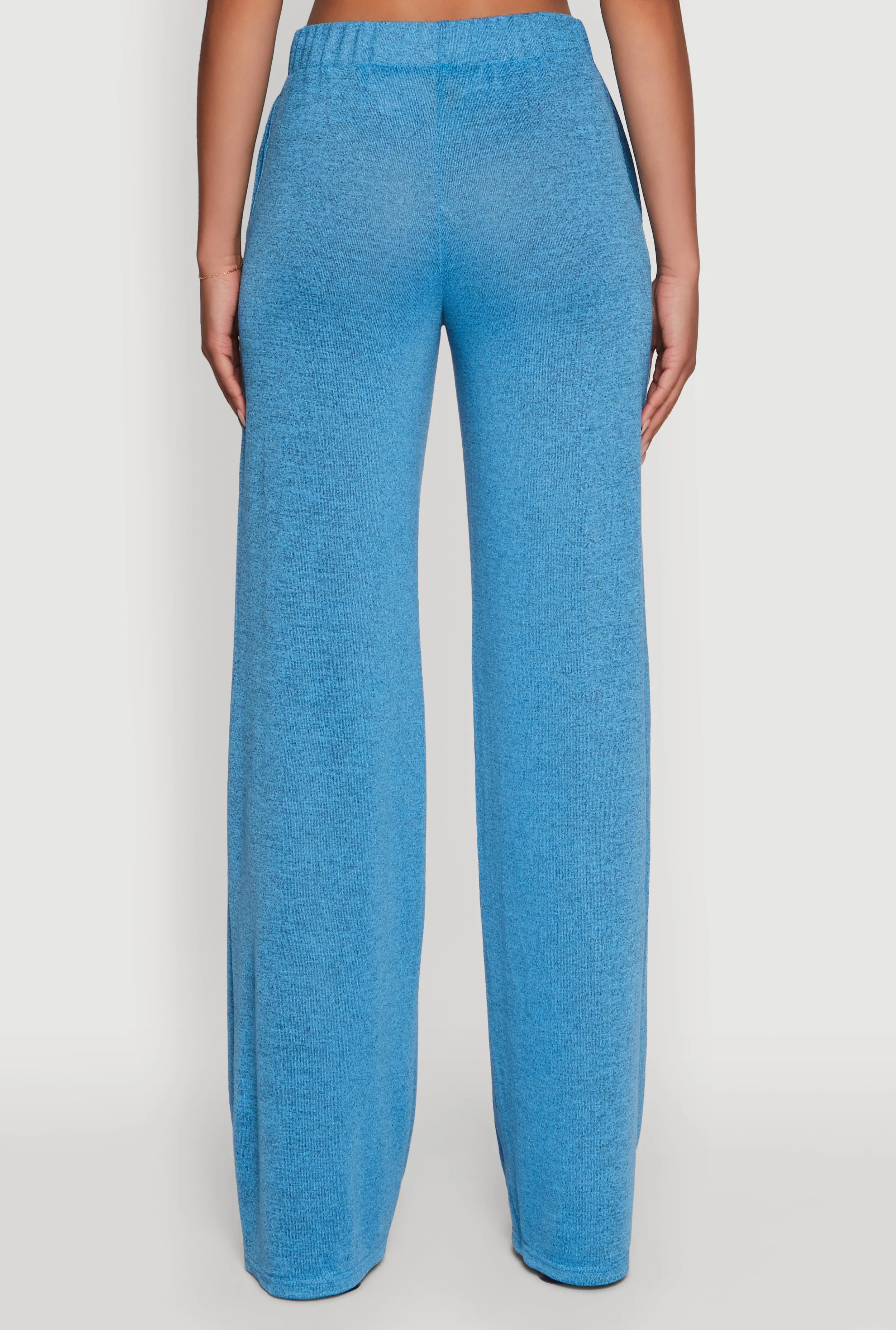 Daisy High Waisted Wide Leg Brushed Knit Pants sold by Rainbow product image thumbnail 5