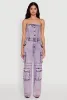 Daisy Mineral Wash Denim Jumpsuit with Cargo Pockets sold by Rainbow