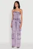 Daisy Mineral Wash Denim Jumpsuit with Cargo Pockets sold by Rainbow