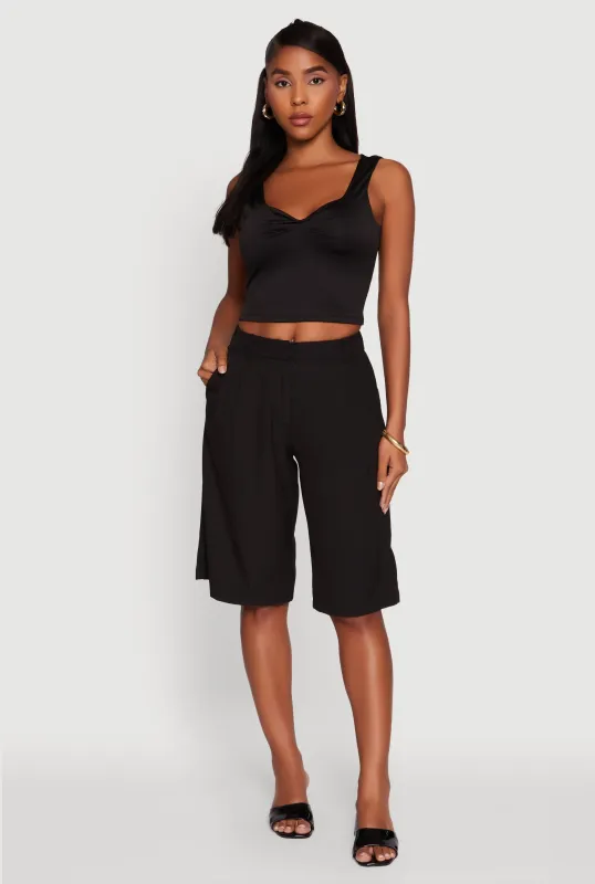 Iris Sweetheart Cropped Tank Top sold by Rainbow