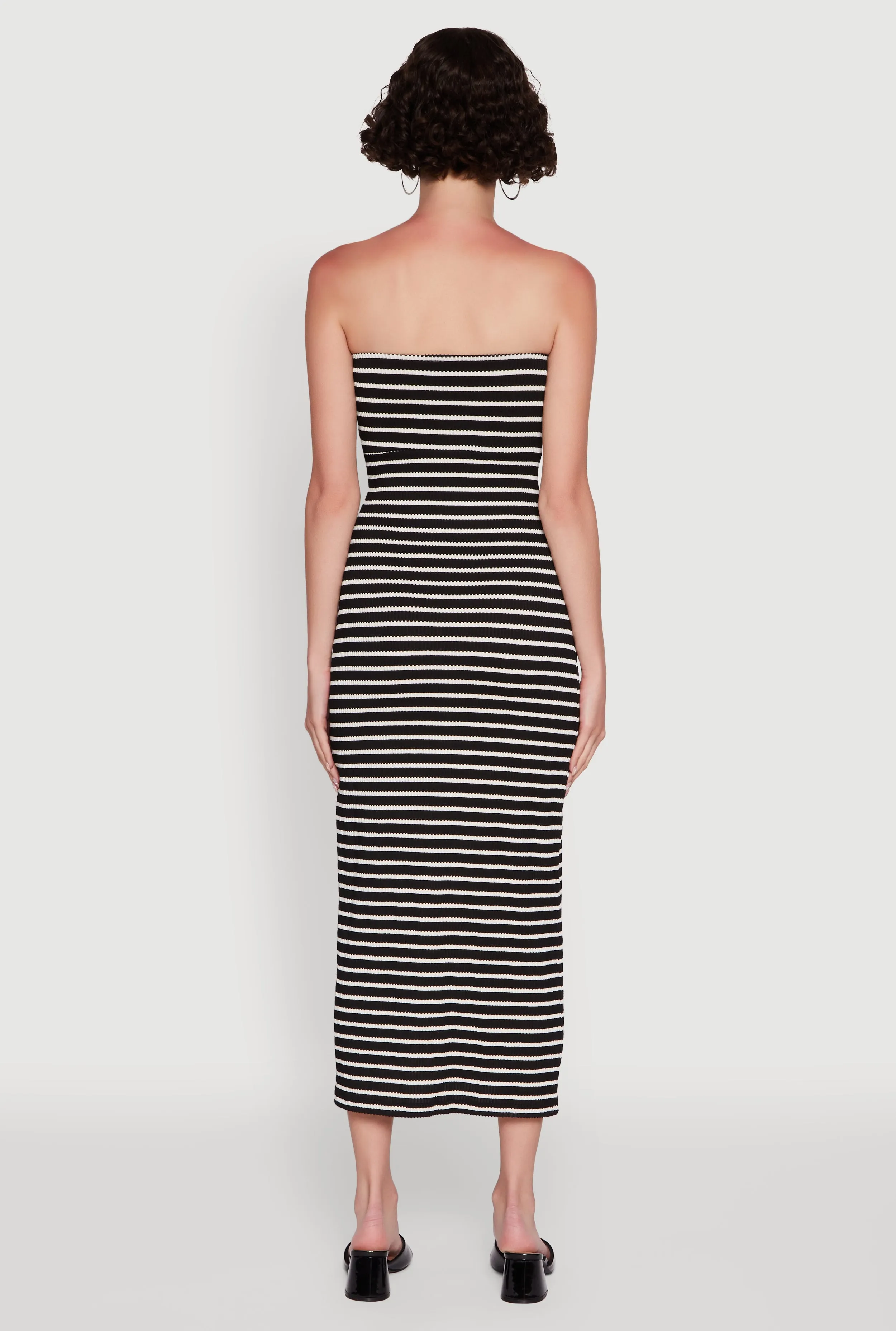 Sweetheart Strapless Striped Tube Dress sold by Rainbow product image thumbnail 5