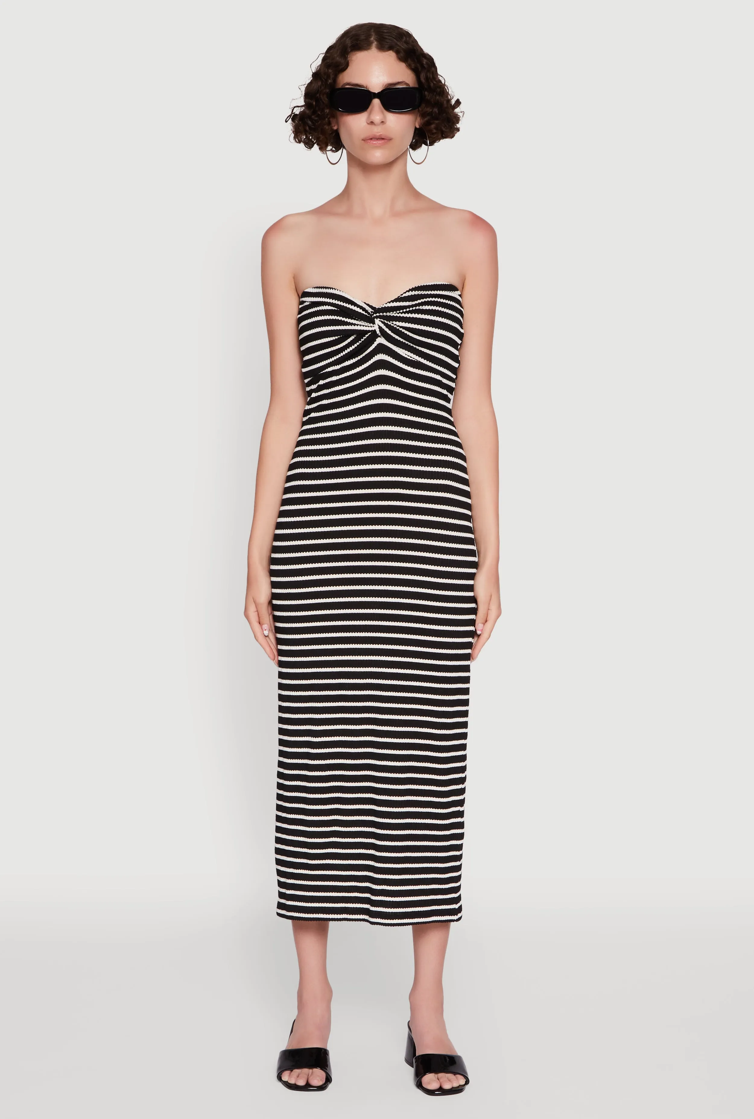 Sweetheart Strapless Striped Tube Dress sold by Rainbow product image thumbnail 2