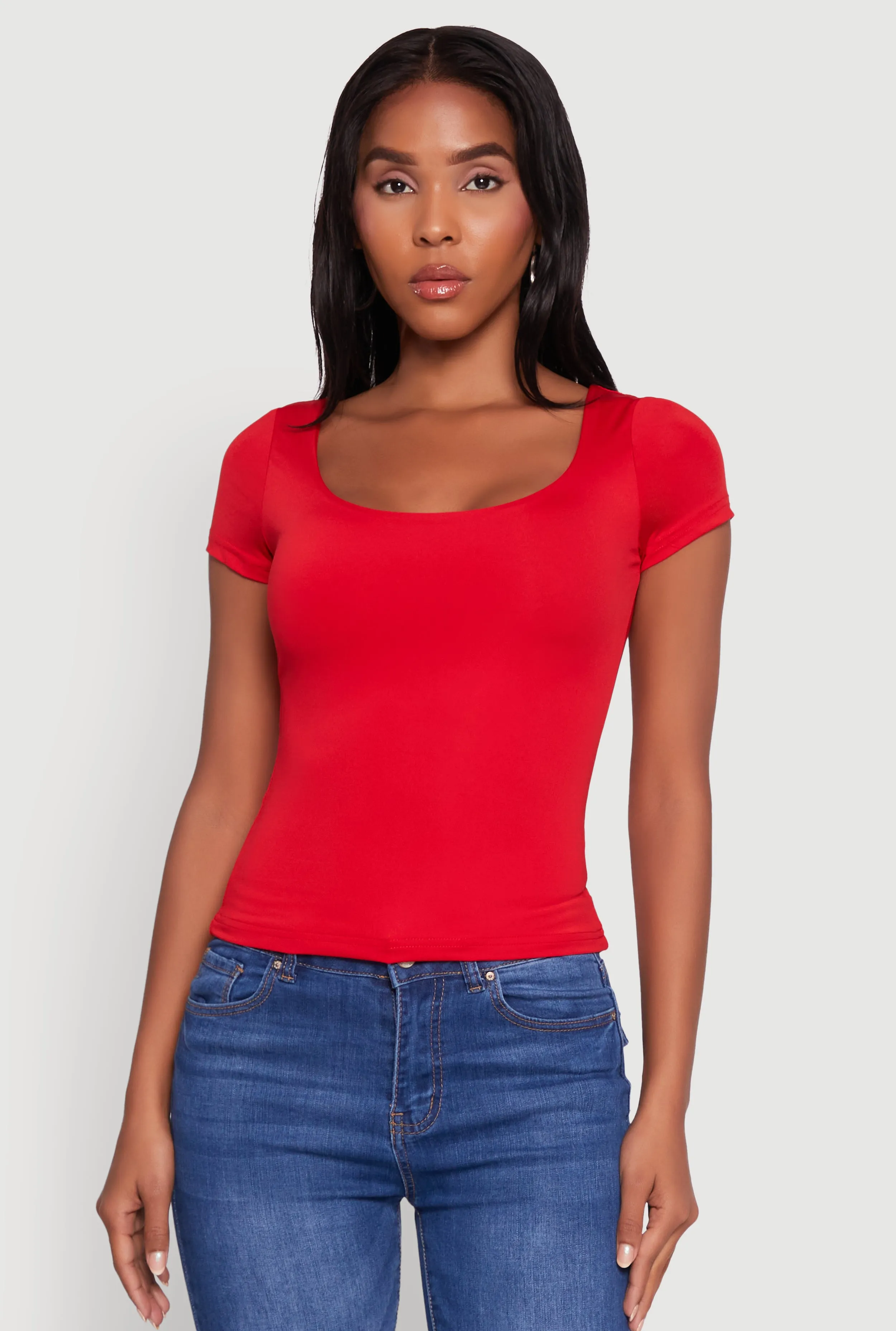 Daisy Classic Fit Scoop Neck Short Sleeve T-Shirt sold by Rainbow product image thumbnail 2