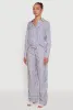 Striped Button Front Long Sleeve Shirt sold by Rainbow