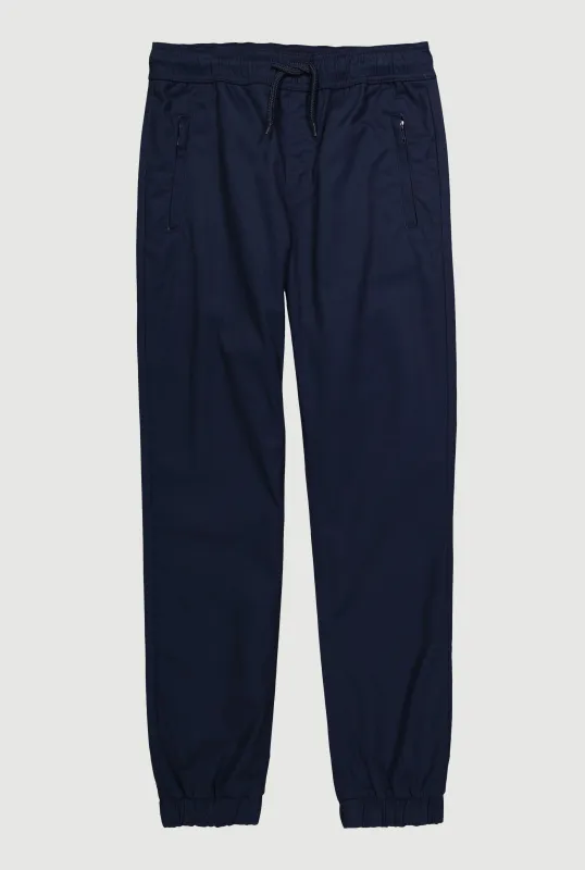French Toast Boys 8-14 Mid Rise  Drawstring Waist Joggers sold by Rainbow