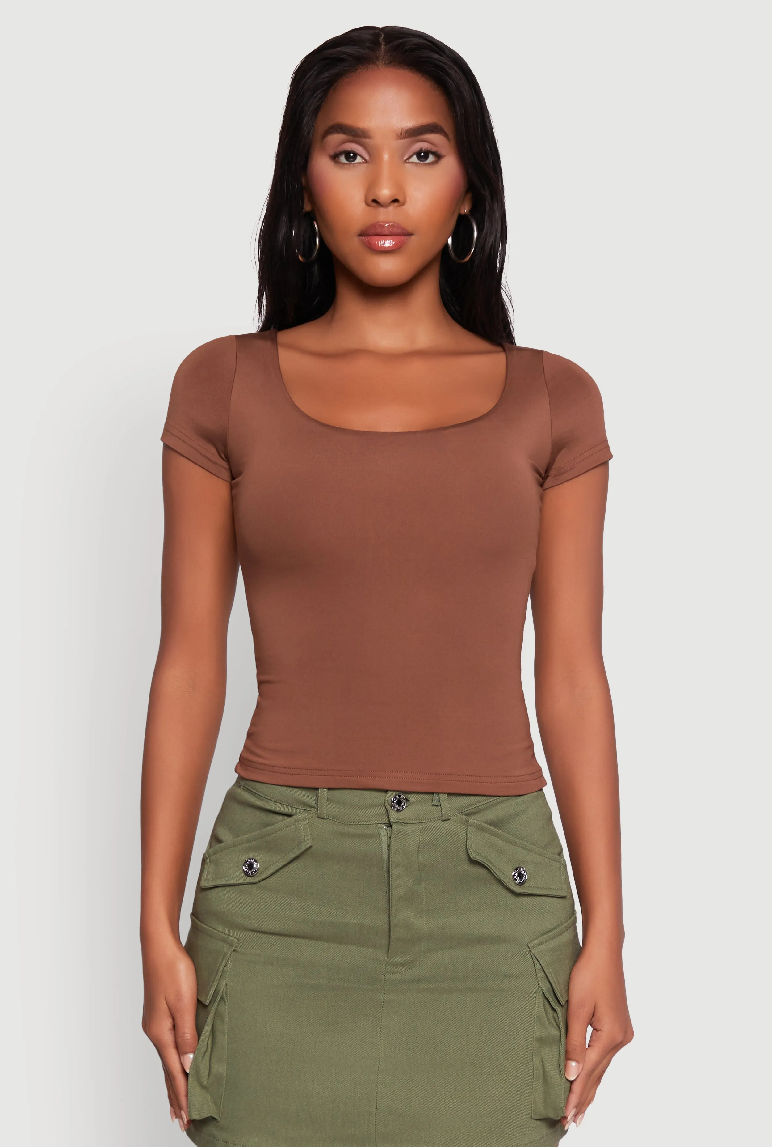 Daisy Classic Fit Scoop Neck Short Sleeve T-Shirt sold by Rainbow product image thumbnail 2