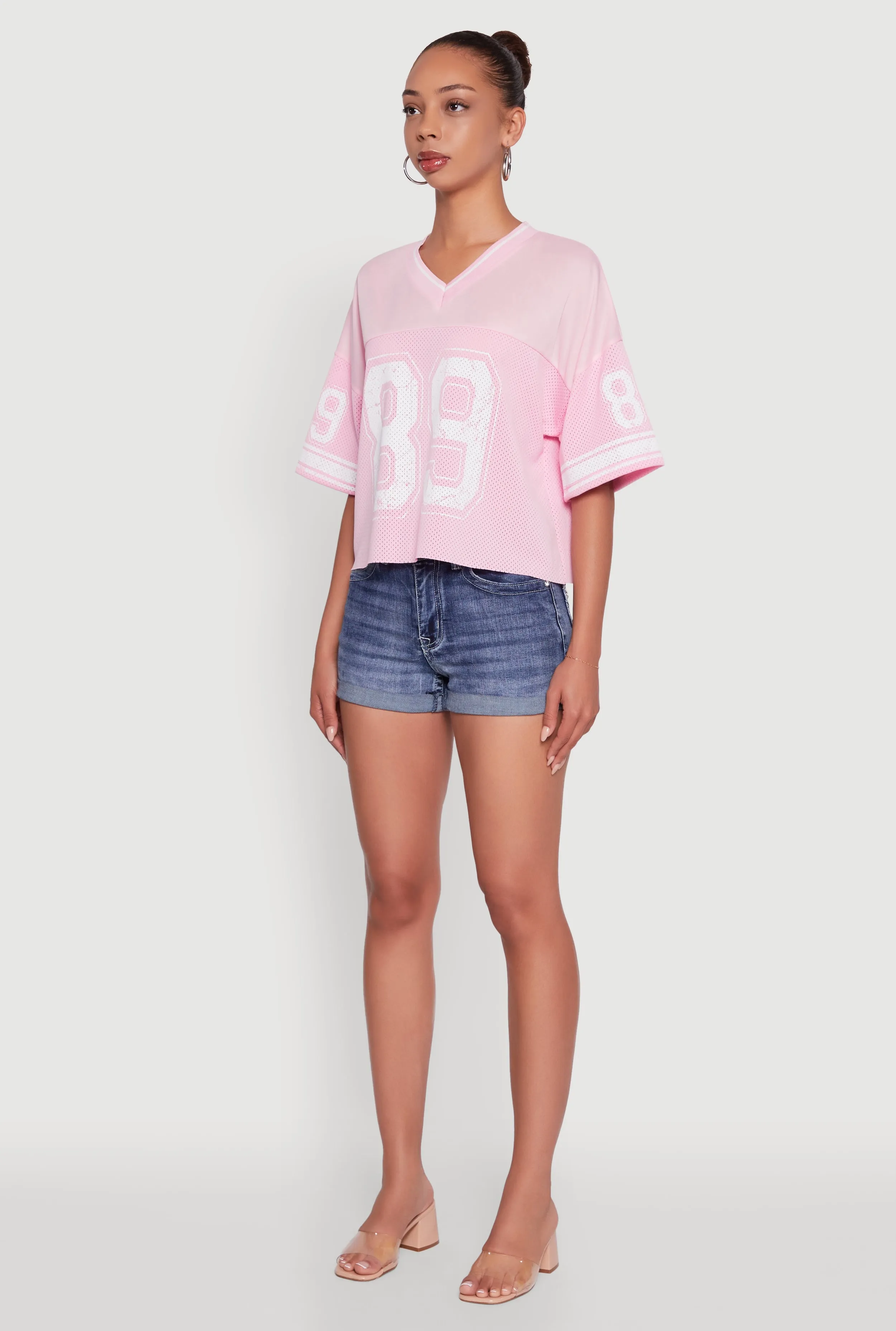 89 Graphic Boxy Football Jersey sold by Rainbow product image thumbnail 5