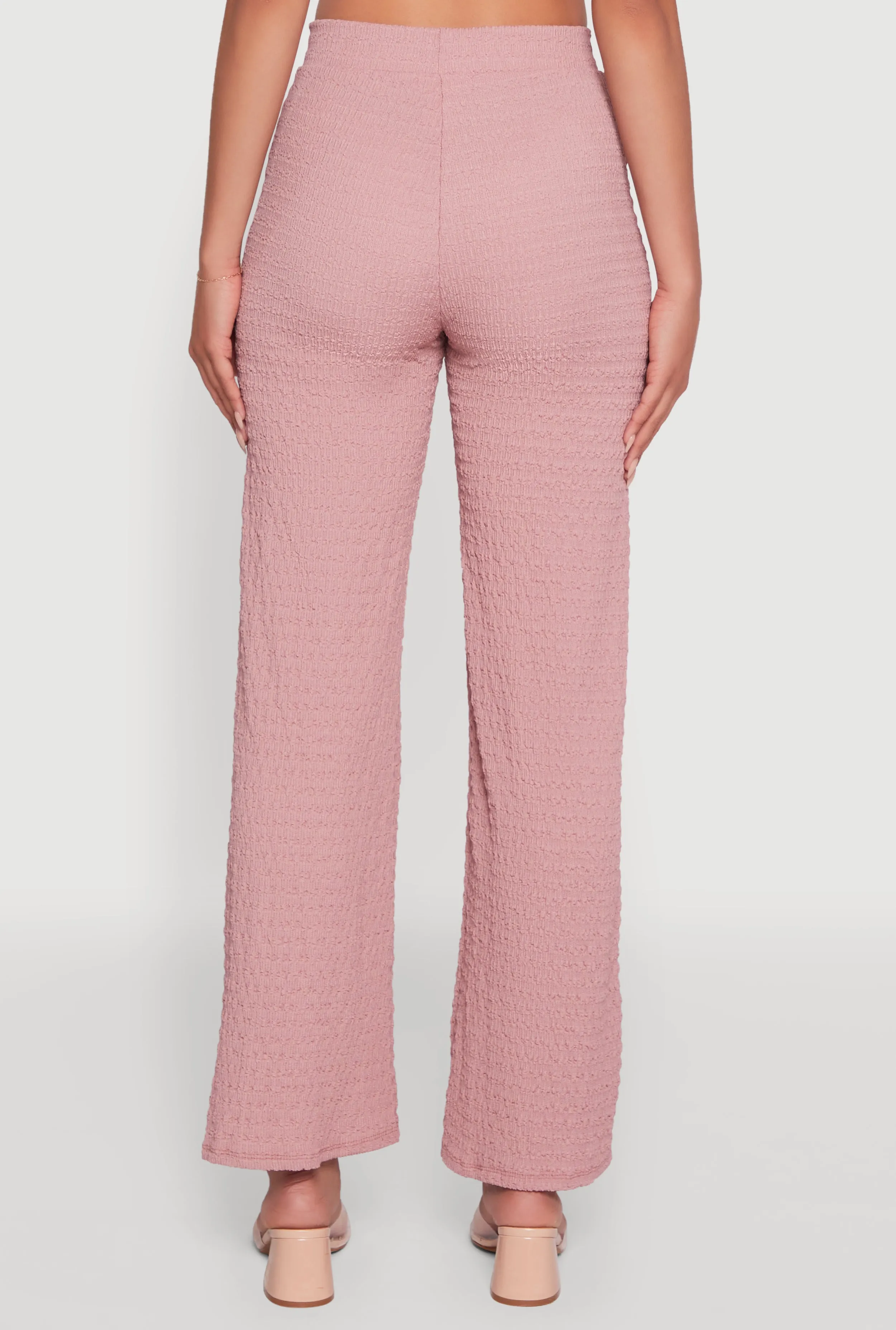 Textured Knit Wide Leg Pants sold by Rainbow product image thumbnail 5