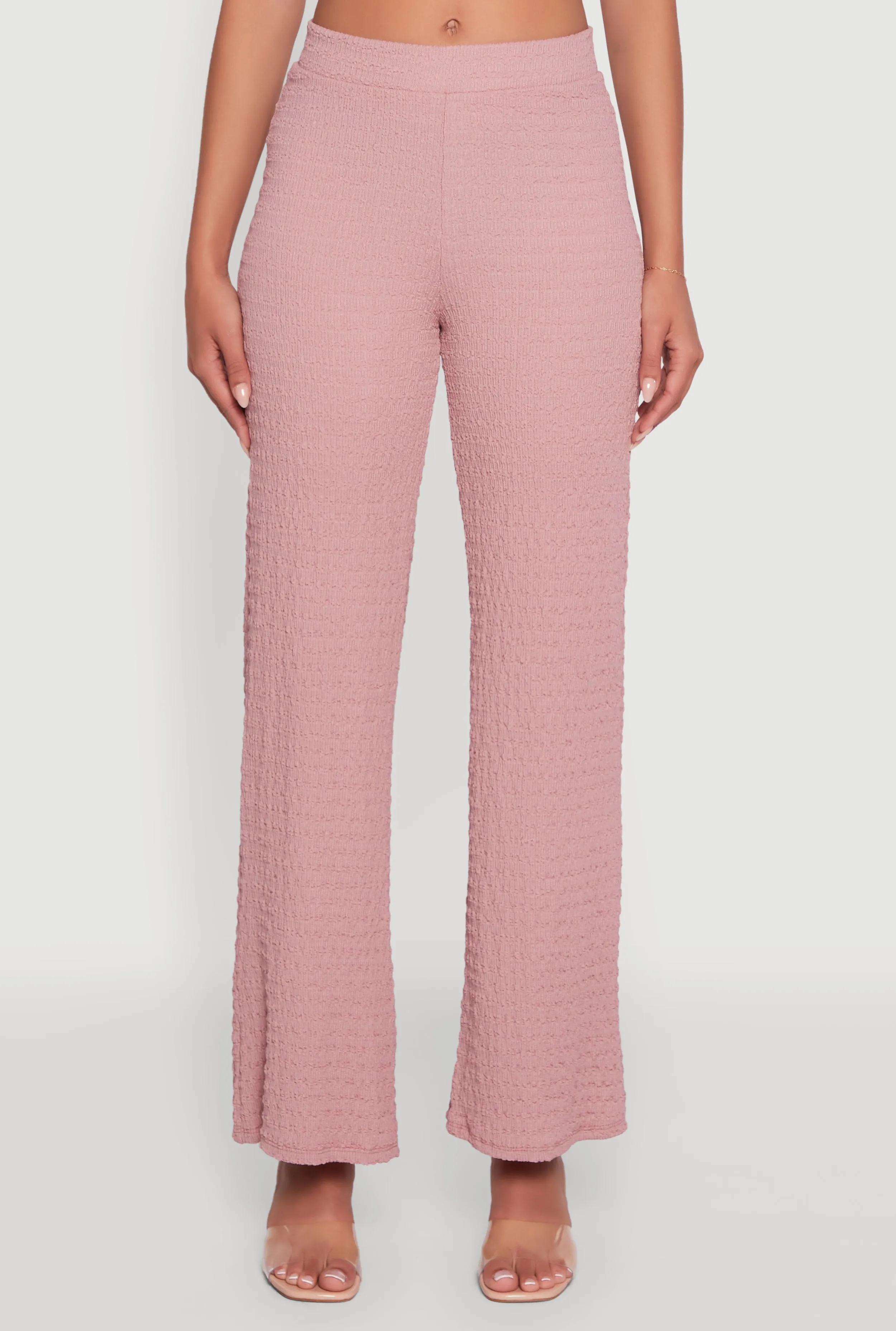 Textured Knit Wide Leg Pants sold by Rainbow product image thumbnail 3