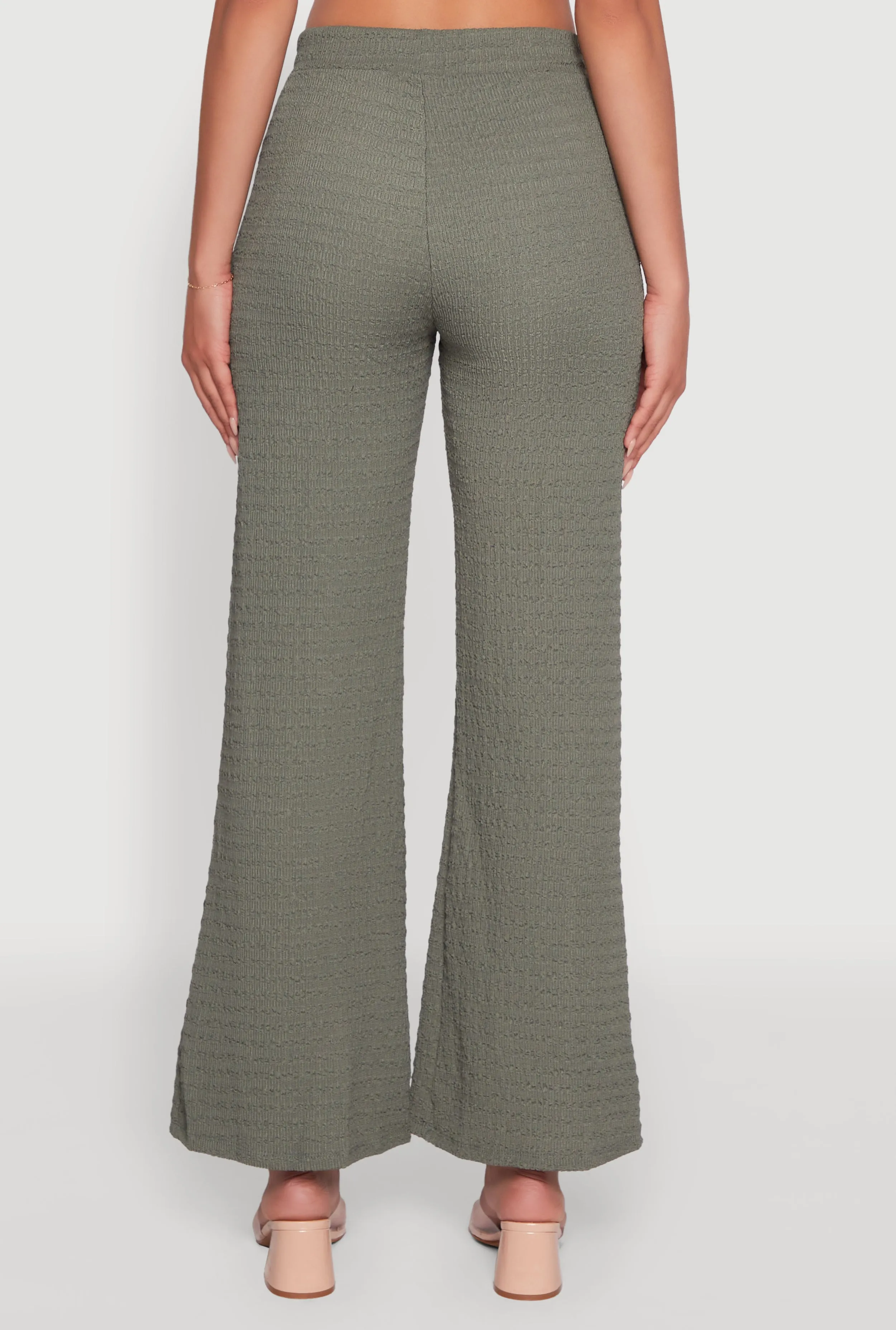 Textured Knit Wide Leg Pants sold by Rainbow product image thumbnail 5