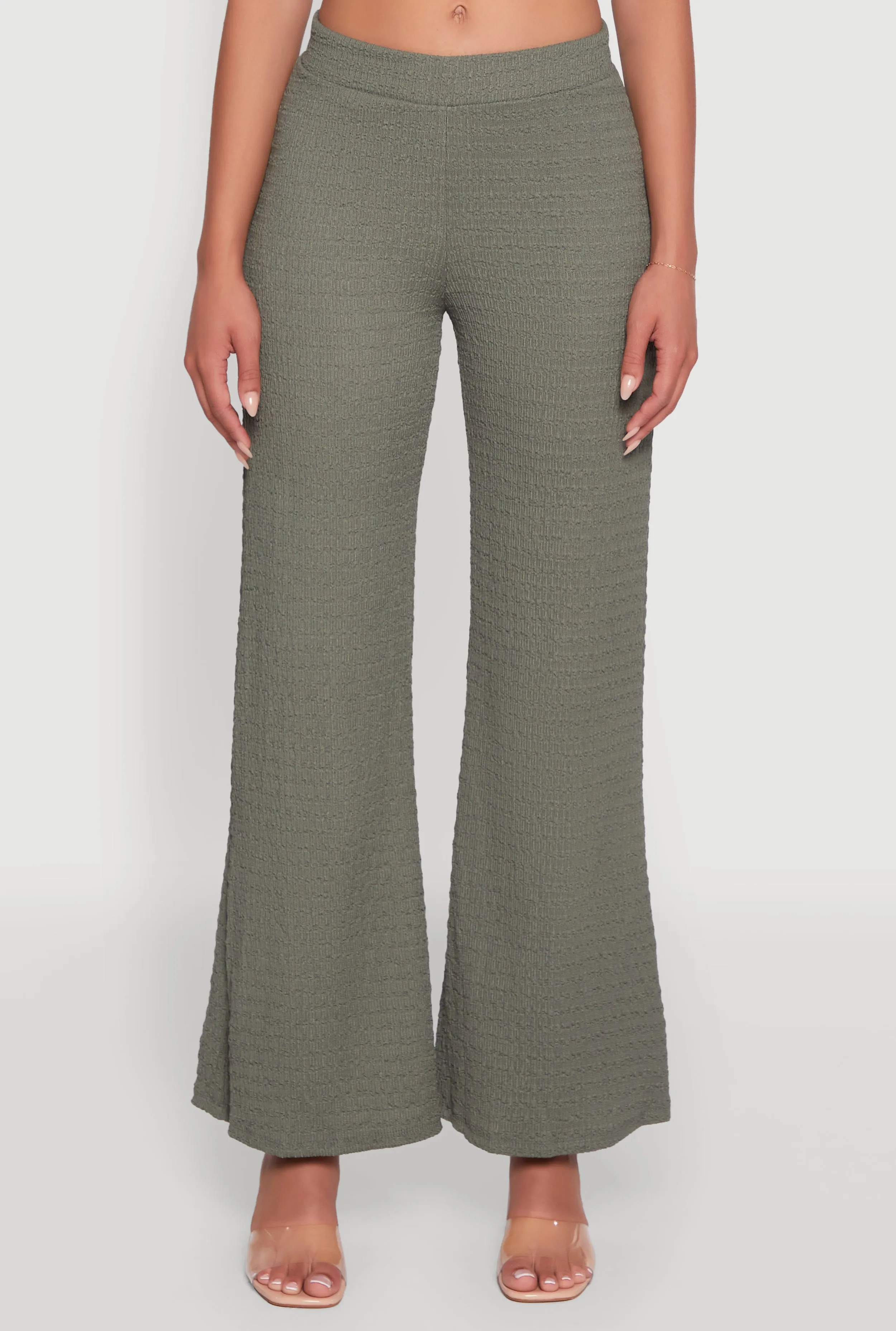 Textured Knit Wide Leg Pants sold by Rainbow product image thumbnail 3