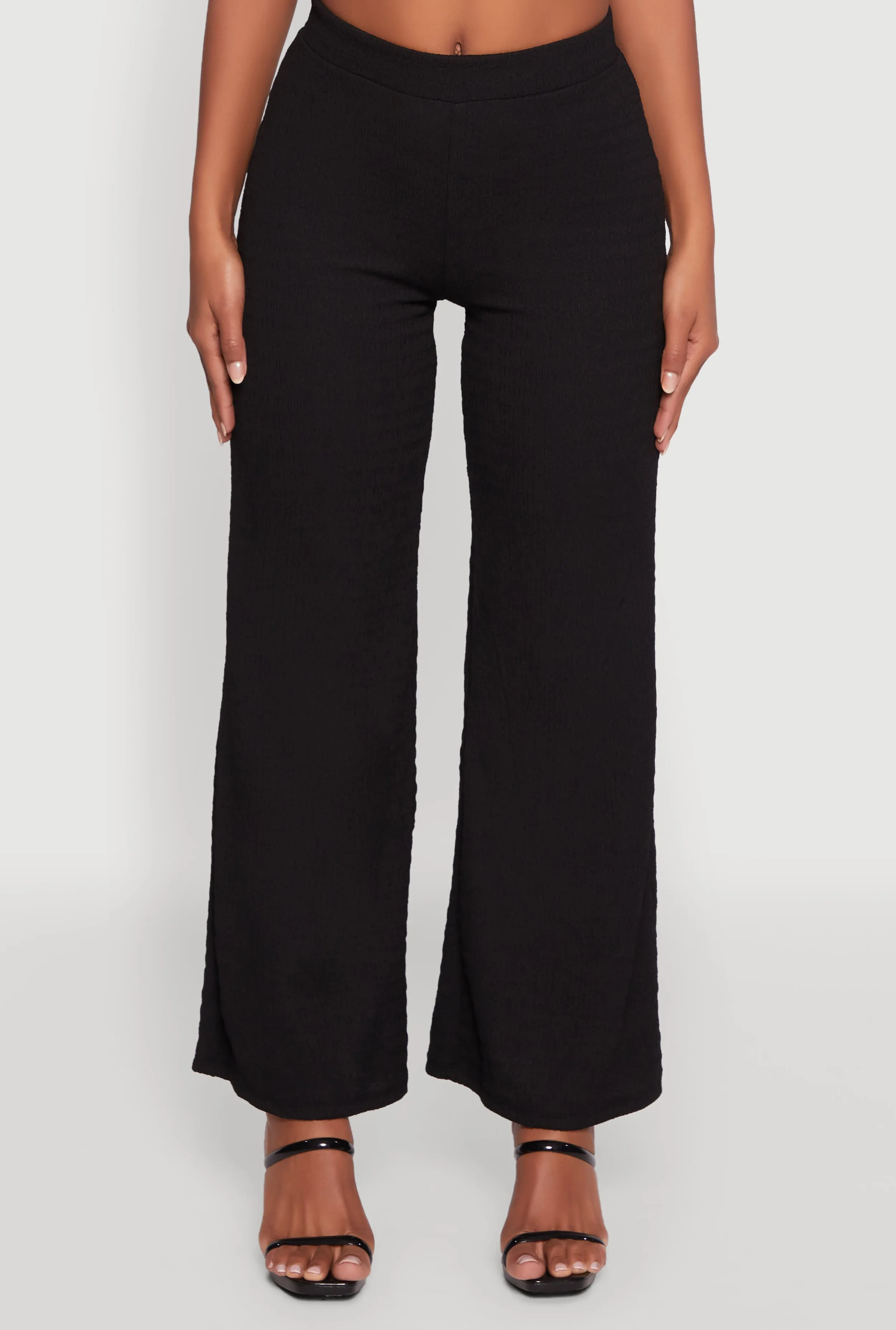 Textured Knit Wide Leg Pants sold by Rainbow product image thumbnail 3