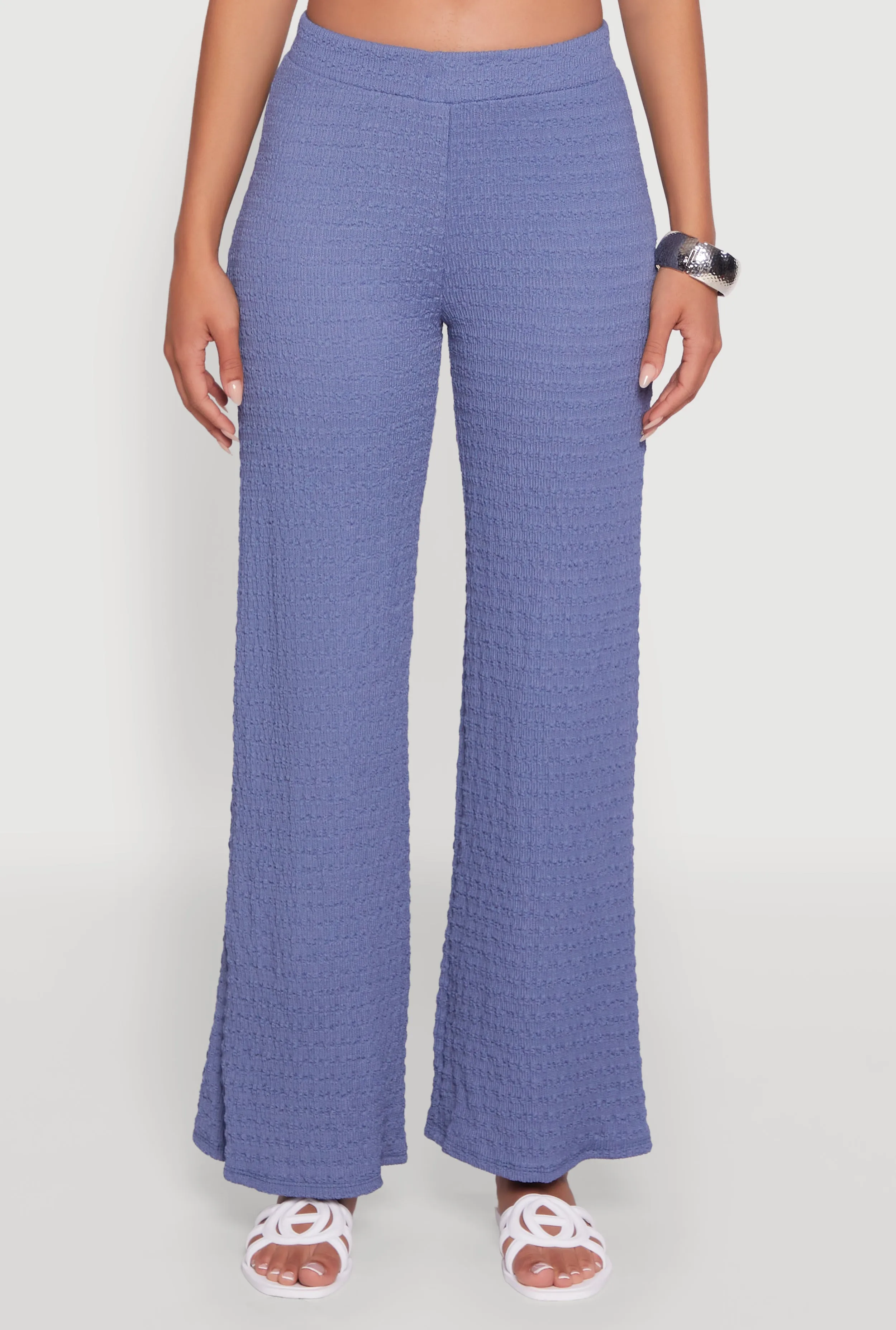 Textured Knit Wide Leg Pants sold by Rainbow product image thumbnail 3
