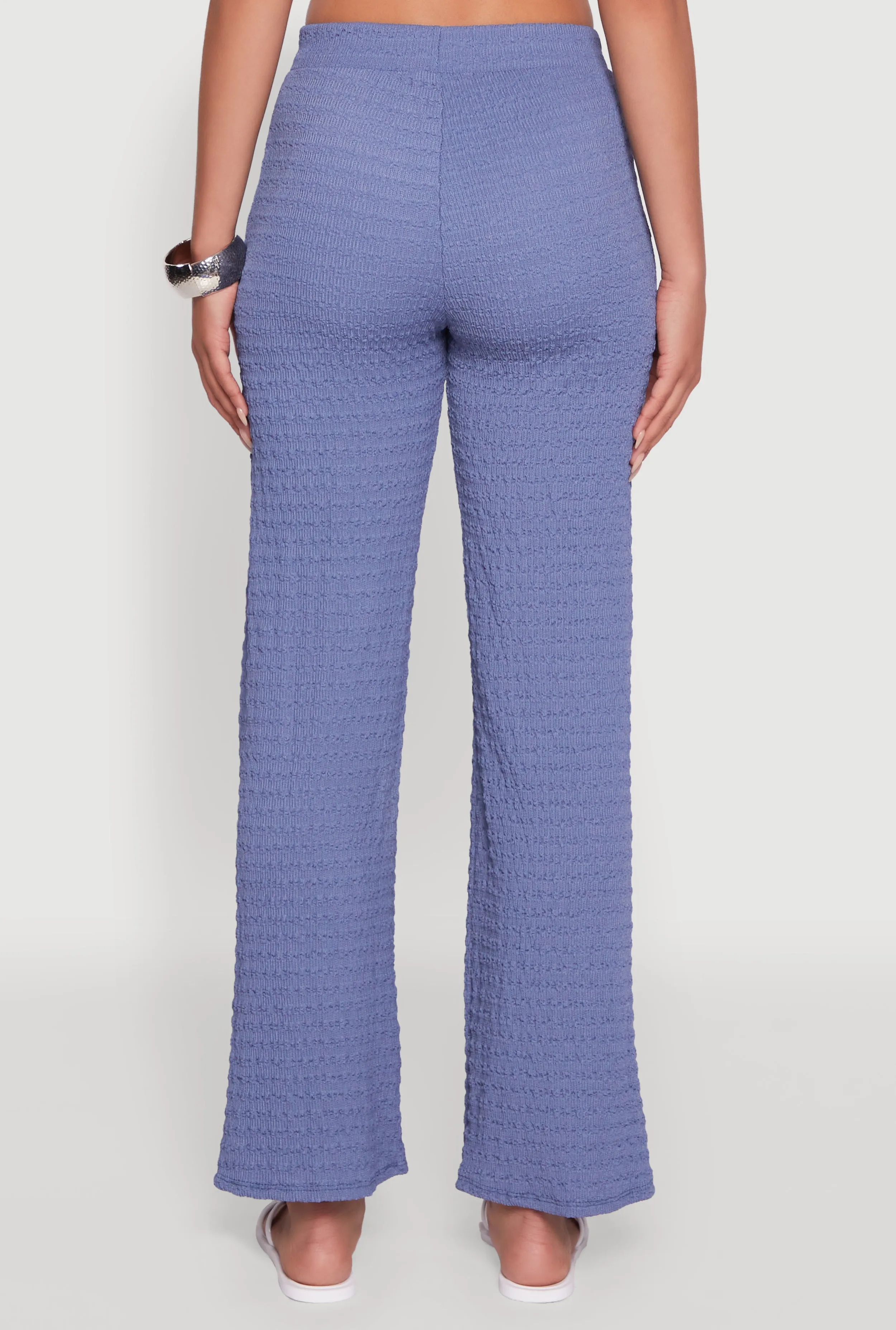 Textured Knit Wide Leg Pants sold by Rainbow product image thumbnail 5