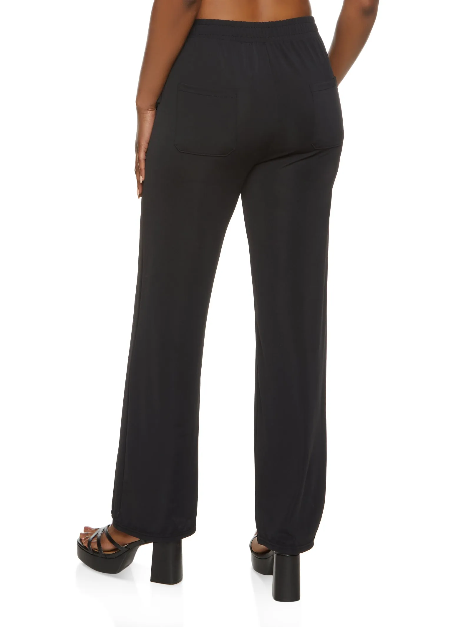 Crepe Knit Wide Leg Pants sold by Rainbow product image thumbnail 2