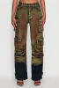 Stylish Daisy Ombre Detail Wide Leg Jeans sold by Rainbow