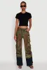 Stylish Daisy Ombre Detail Wide Leg Jeans sold by Rainbow