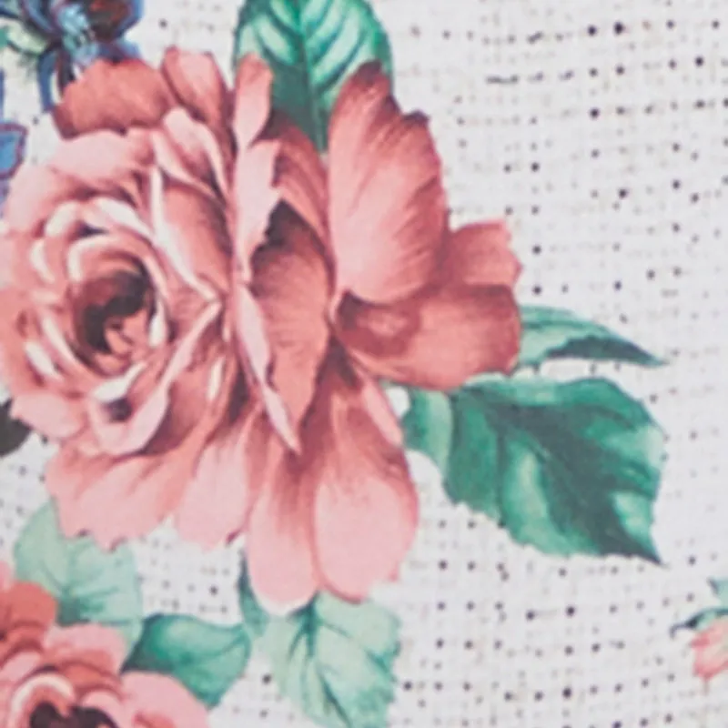 Floral Print High Neck Crop Top sold by Rainbow product image thumbnail 4