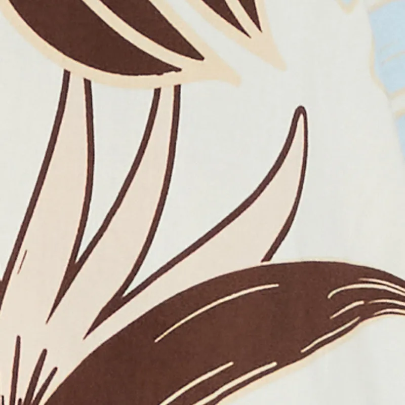 Plus Size High Waisted Leaf Print Palazzo Pants sold by Rainbow product image thumbnail 4