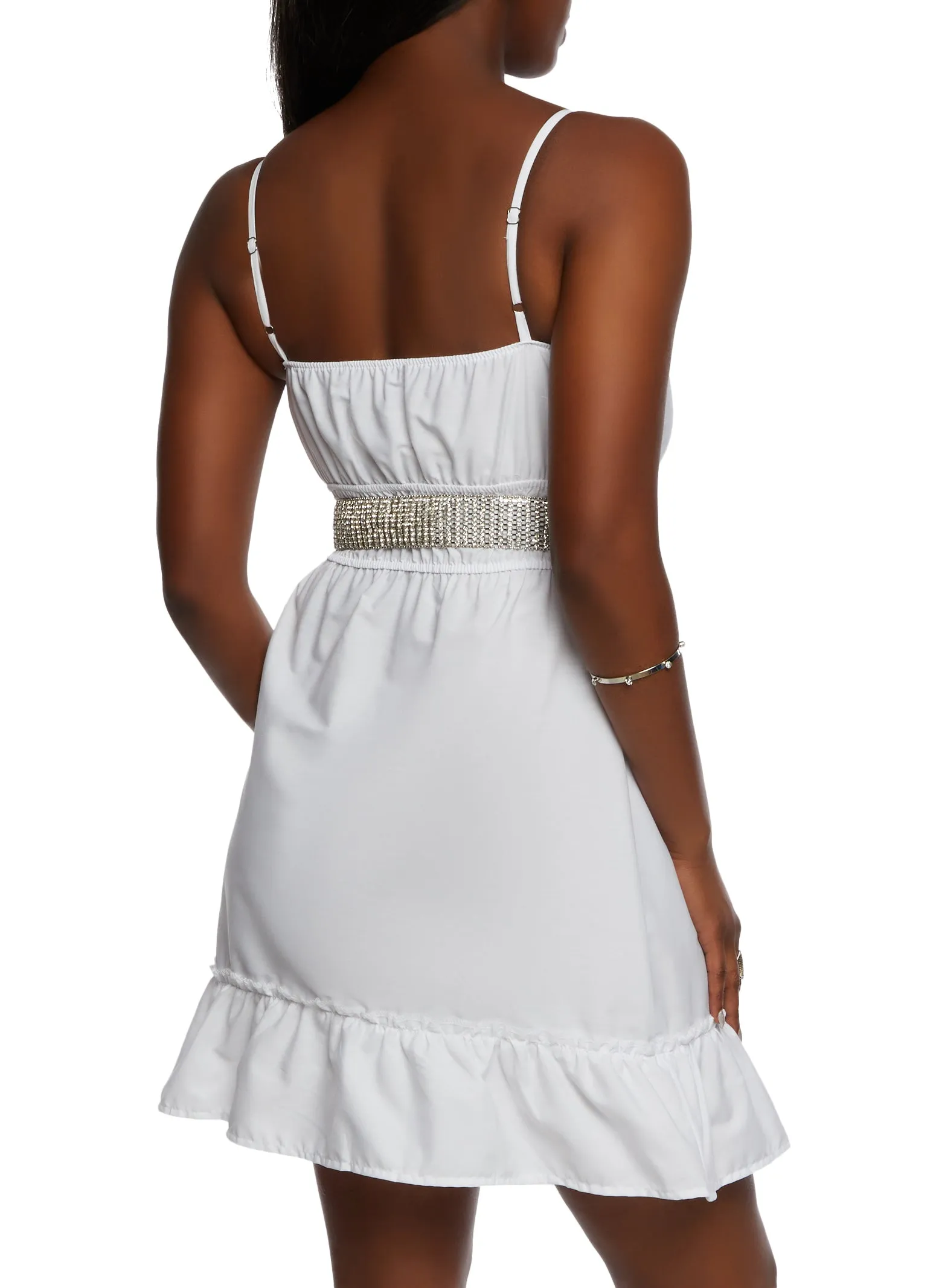 Ruffled Hem Cami Dress sold by Rainbow product image thumbnail 3