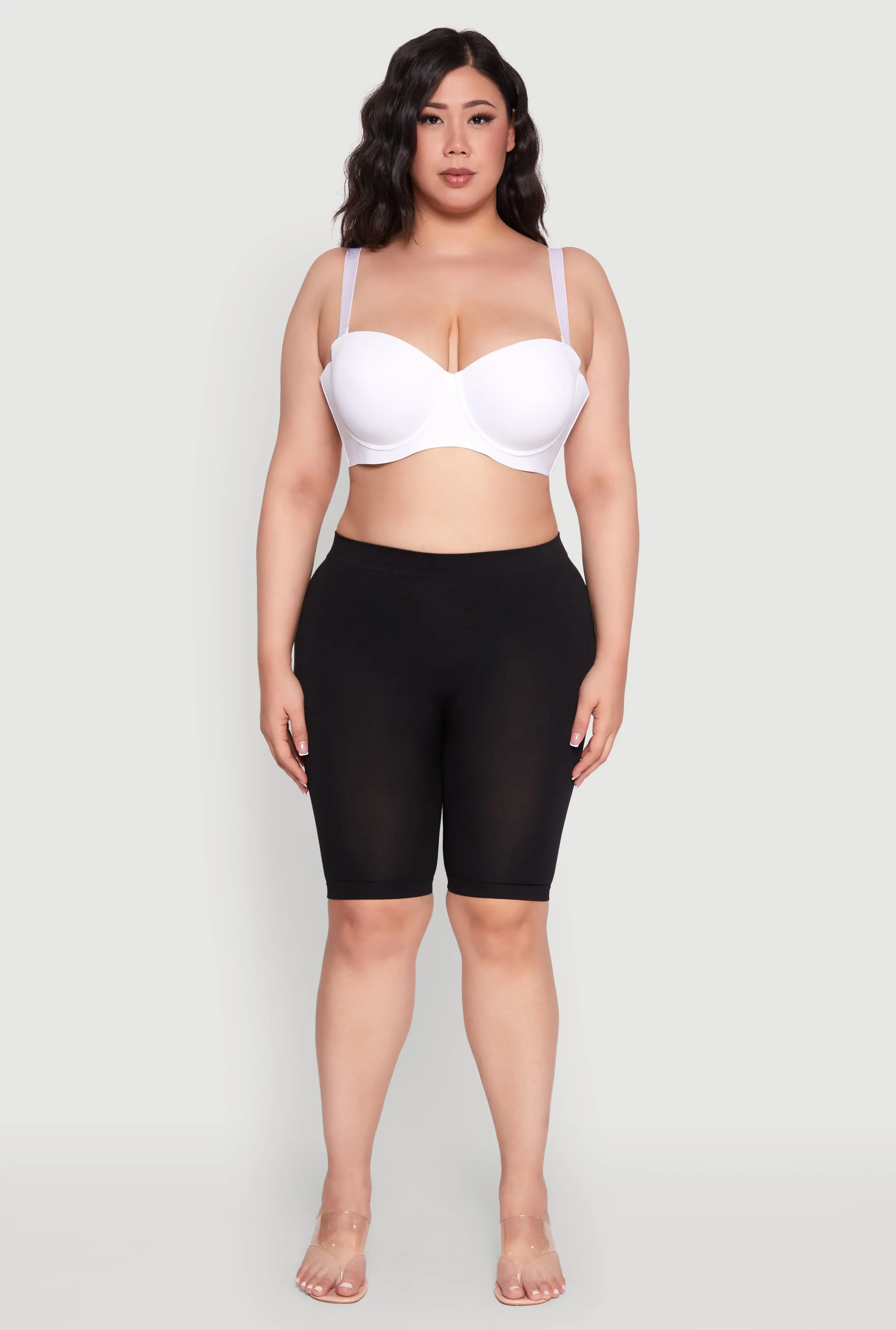 Plus Size Laser Cut Seamless Balconette Bra | Convertible to Strapless sold by Rainbow product image thumbnail 2