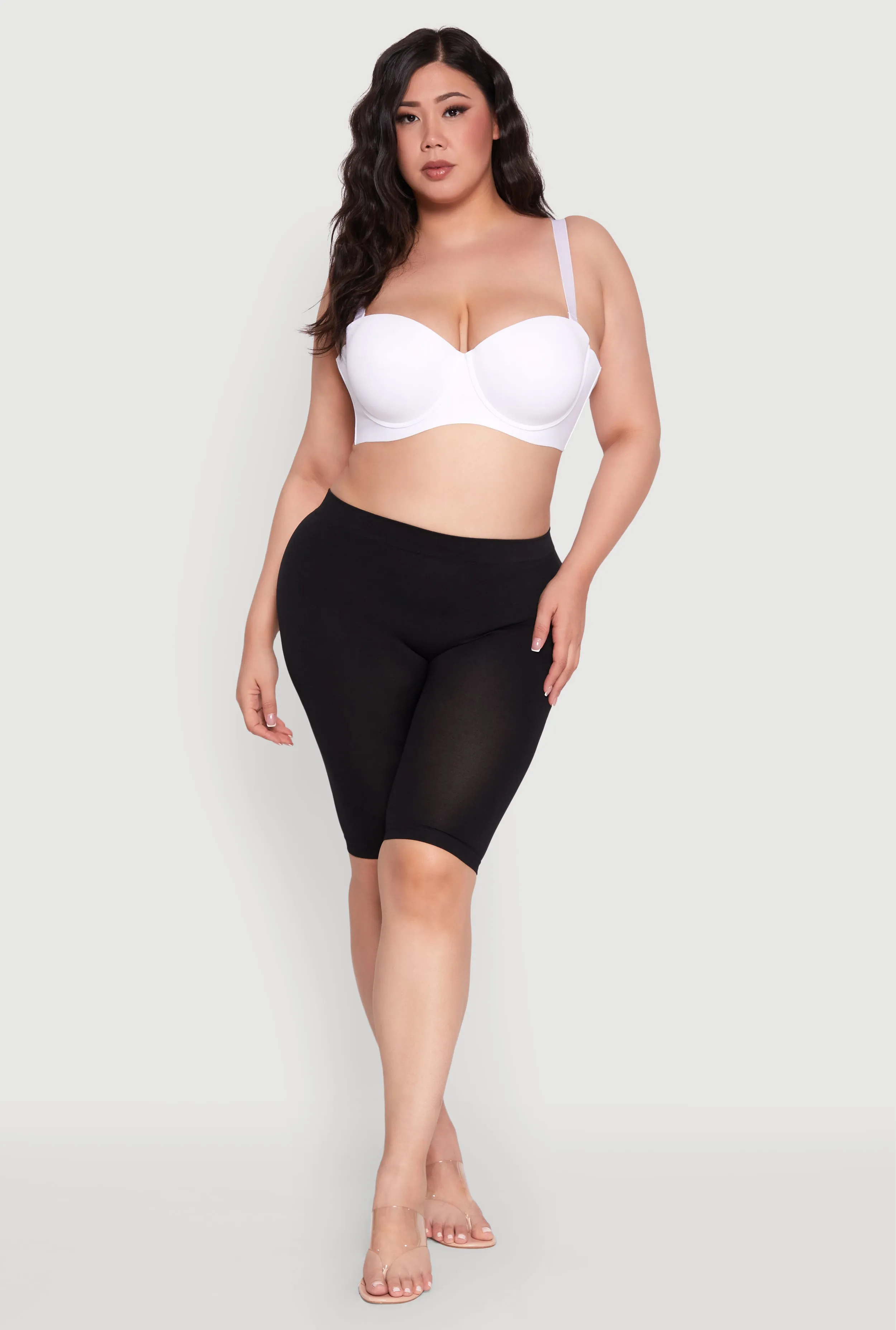 Plus Size Laser Cut Seamless Balconette Bra | Convertible to Strapless sold by Rainbow product image thumbnail 3