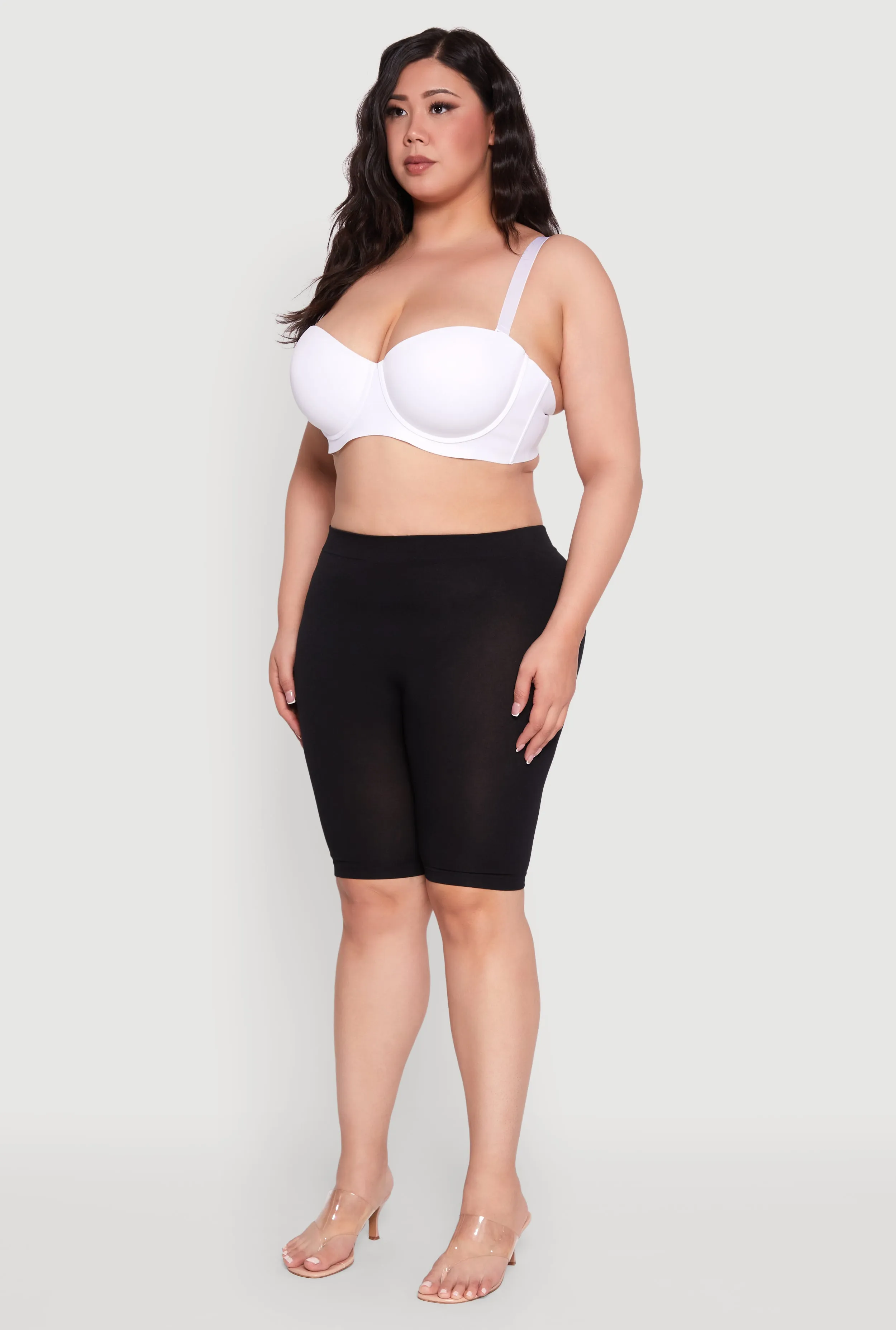 Plus Size Laser Cut Seamless Balconette Bra | Convertible to Strapless sold by Rainbow product image thumbnail 5