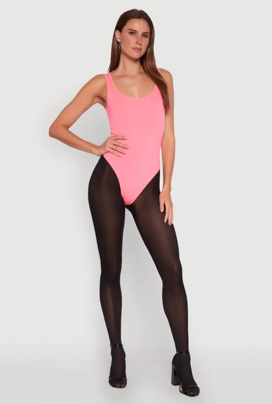 Daisy Sleeveless Scoop Neck Bodysuit sold by Rainbow