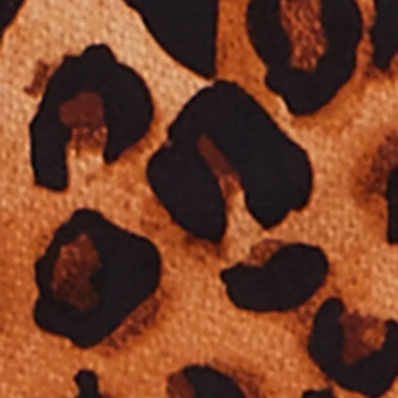 Leopard Print Smocked Tube Jumpsuit sold by Rainbow product image thumbnail 4