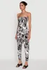 Floral Print Smocked Tube Jumpsuit sold by Rainbow