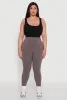 Plus Size High Waist Leggings with Cell Phone Pocket sold by Rainbow