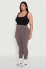 Plus Size High Waist Leggings with Cell Phone Pocket sold by Rainbow