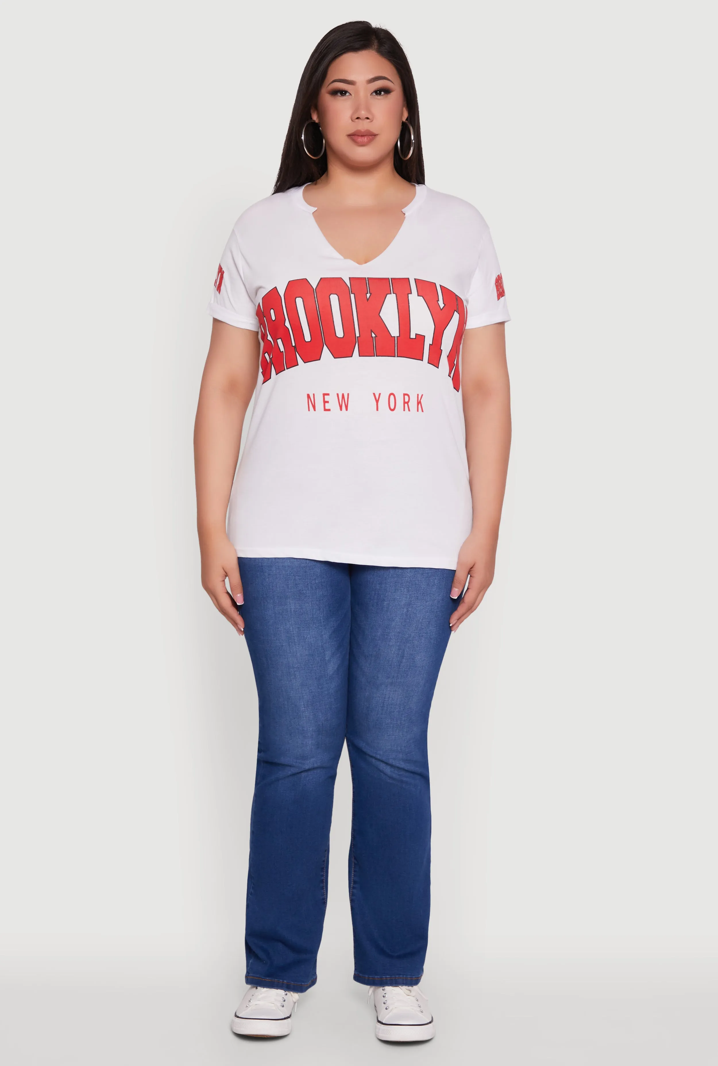 Plus Size Brooklyn New York Graphic Print Tee sold by Rainbow product image thumbnail 3