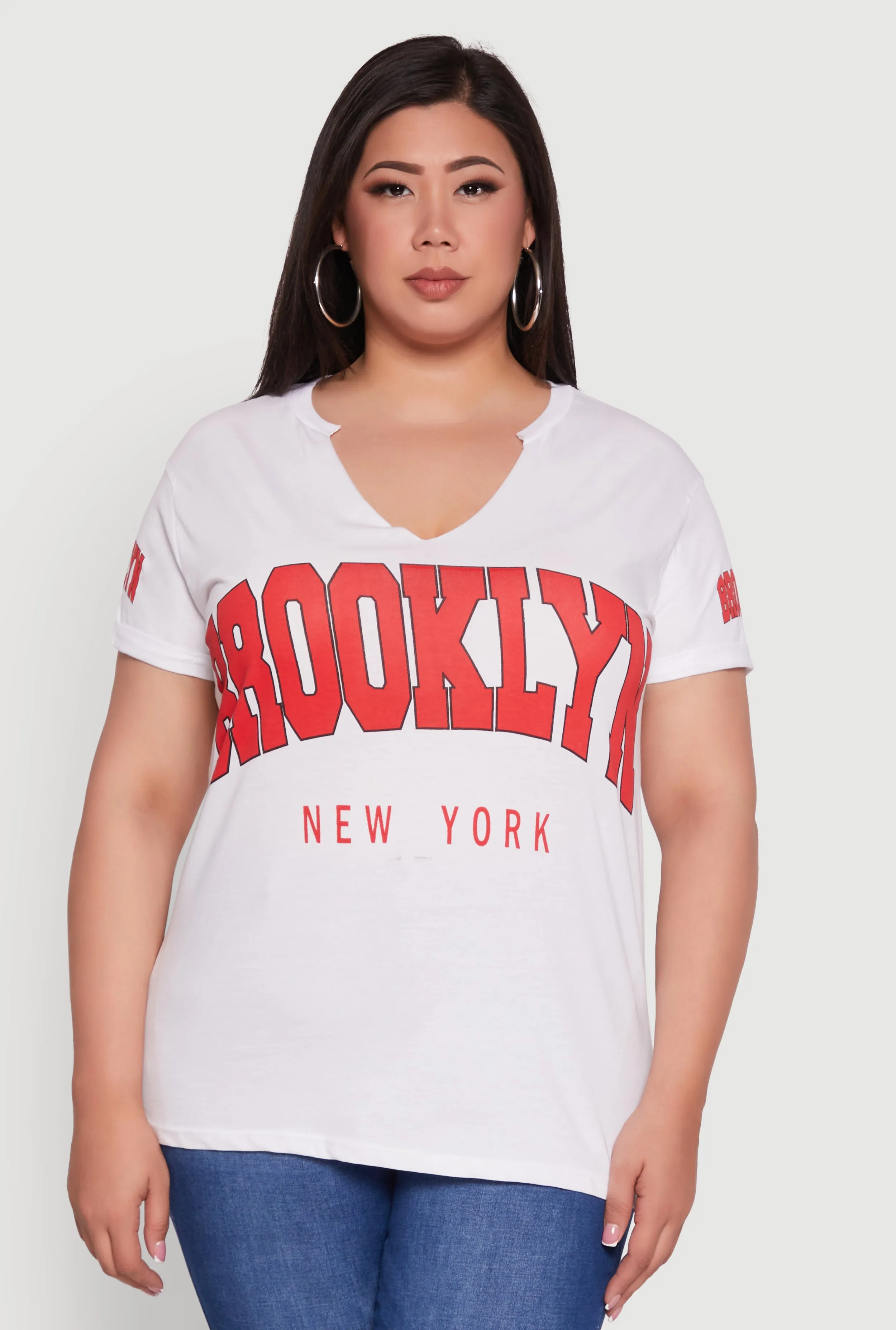 Plus Size Brooklyn New York Graphic Print Tee sold by Rainbow product image thumbnail 2