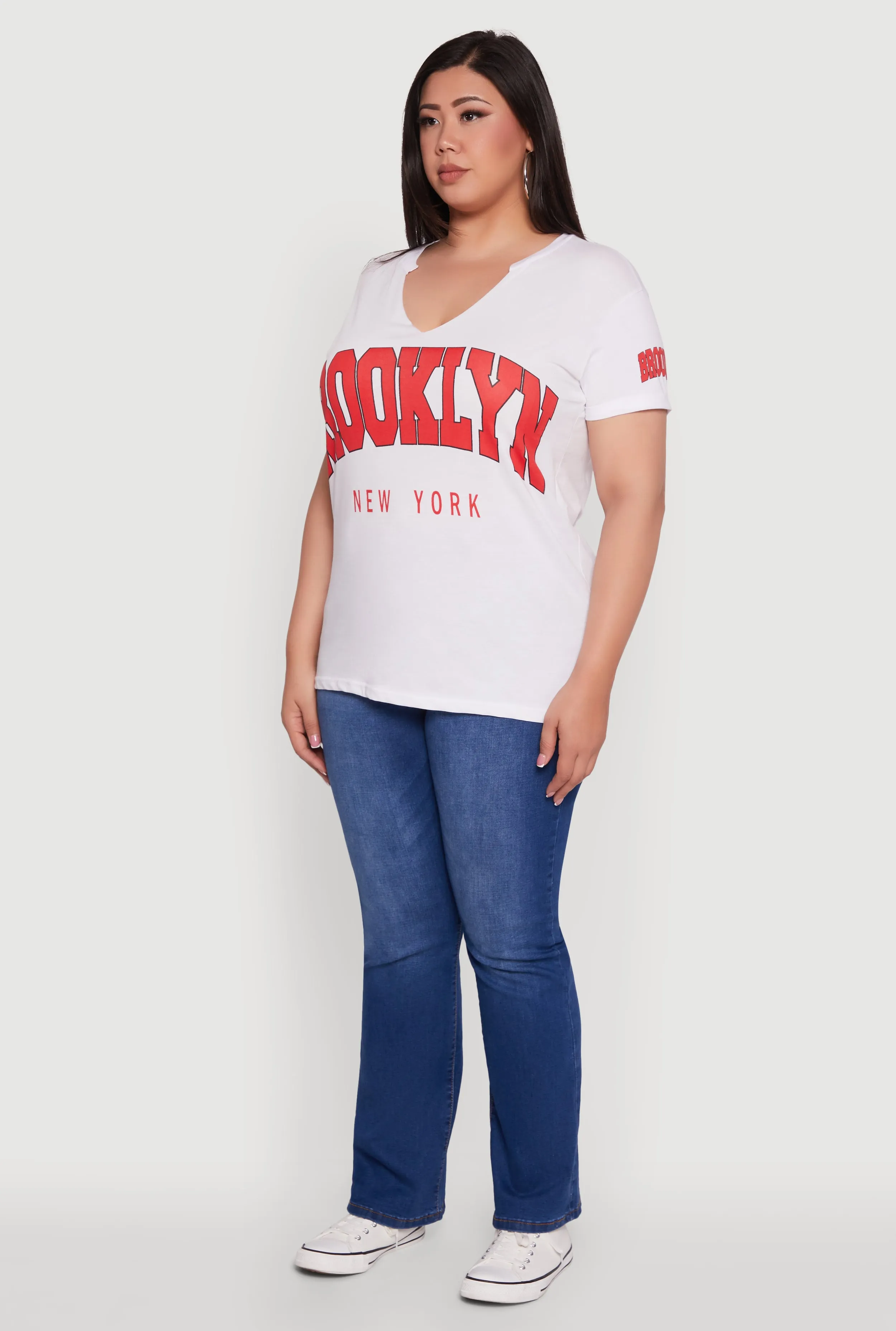 Plus Size Brooklyn New York Graphic Print Tee sold by Rainbow product image thumbnail 5
