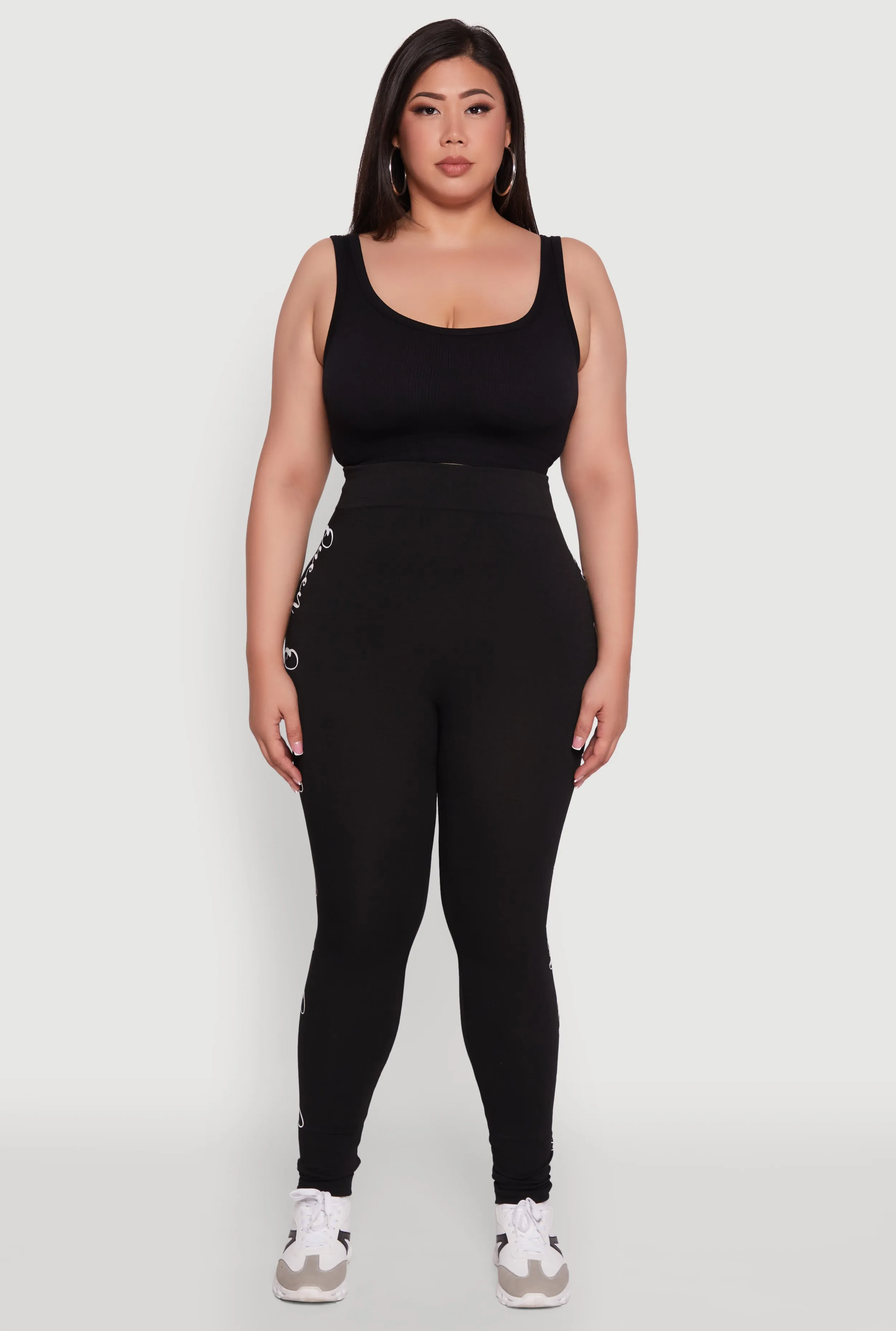 Plus Size Queen Graphic High Waisted Leggings sold by Rainbow product image thumbnail 2