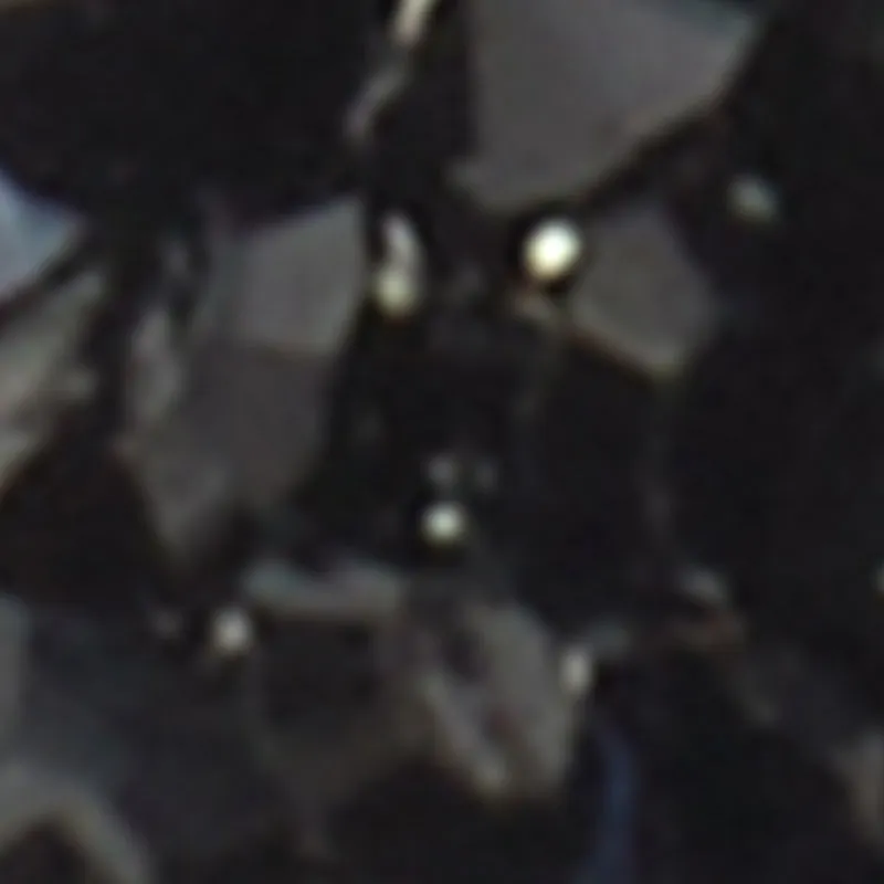 Metallic Rhinestone Hoop Earrings sold by Rainbow product image thumbnail 3