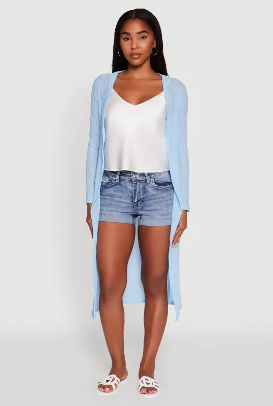 Gauze Knit Long Sleeve Duster sold by Rainbow