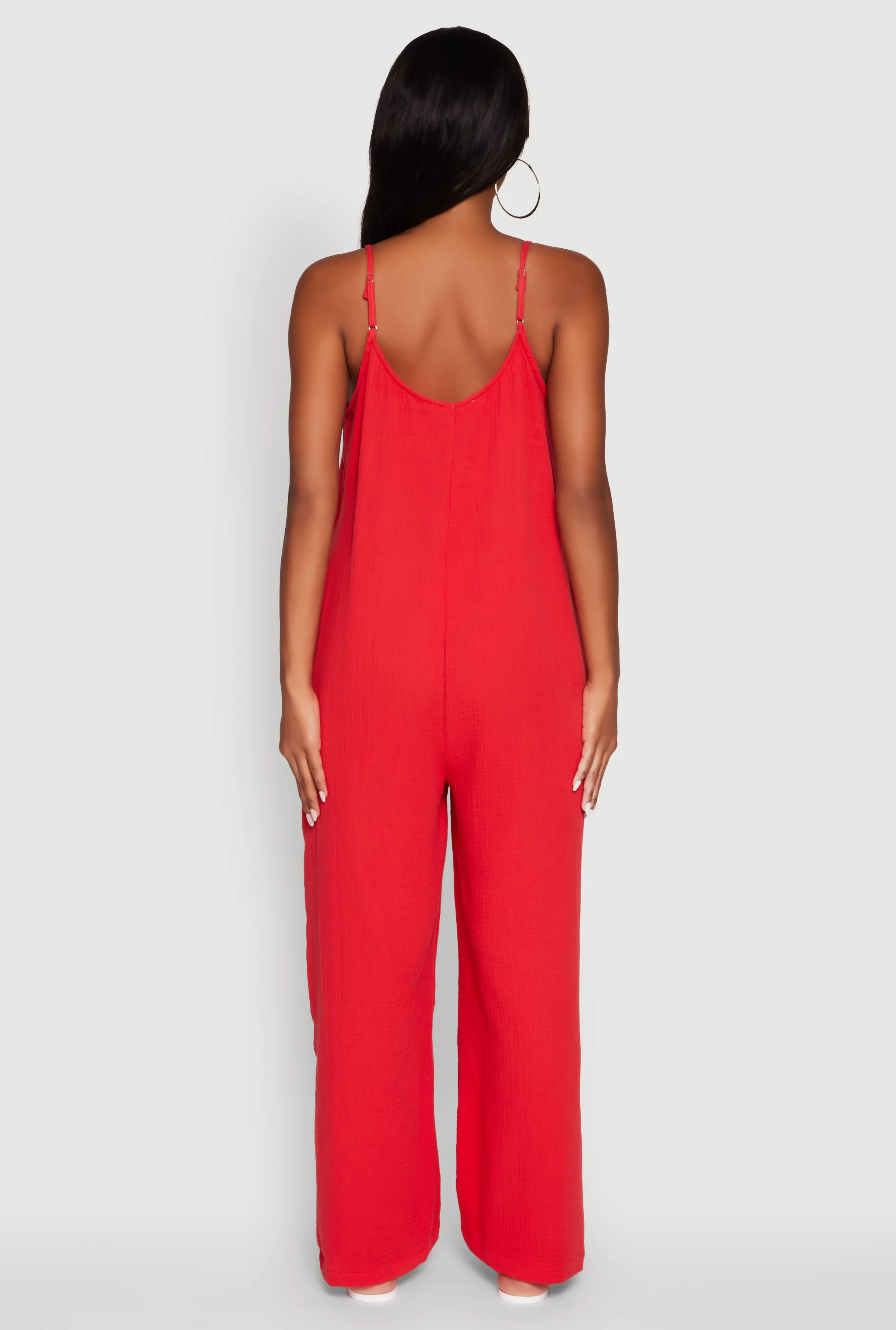 Gauze Knit Wide Leg Jumpsuit sold by Rainbow product image thumbnail 5