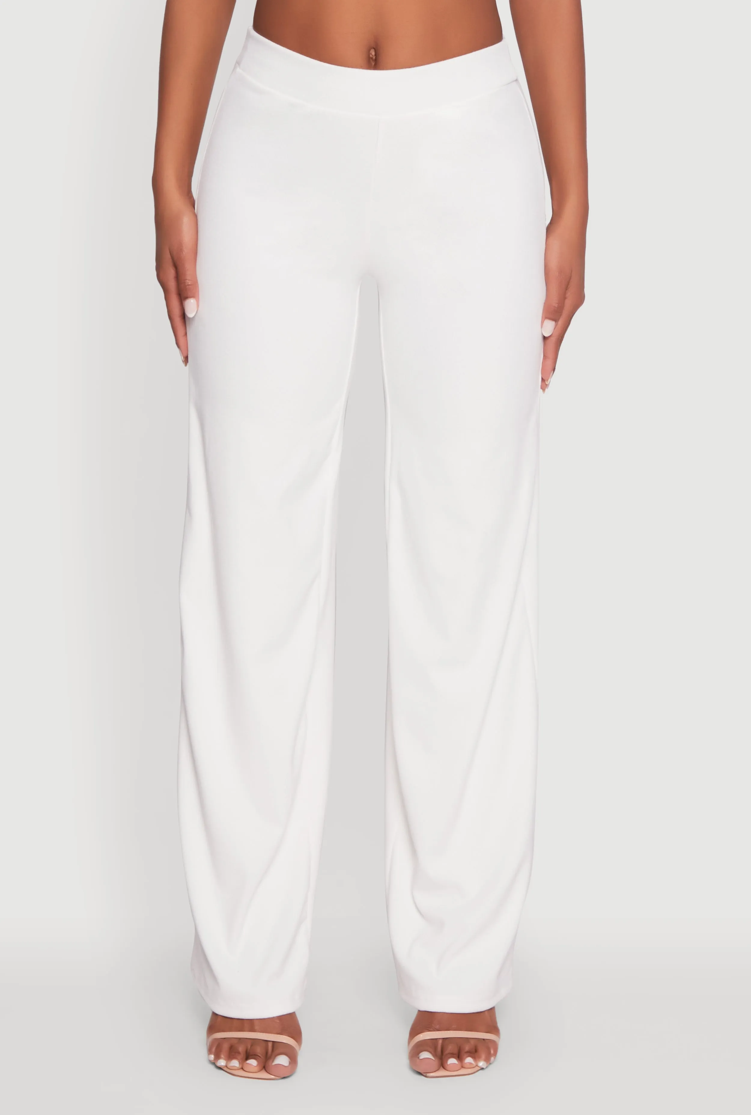 Brushed Knit Pull On Straight Leg Pants sold by Rainbow product image thumbnail 3