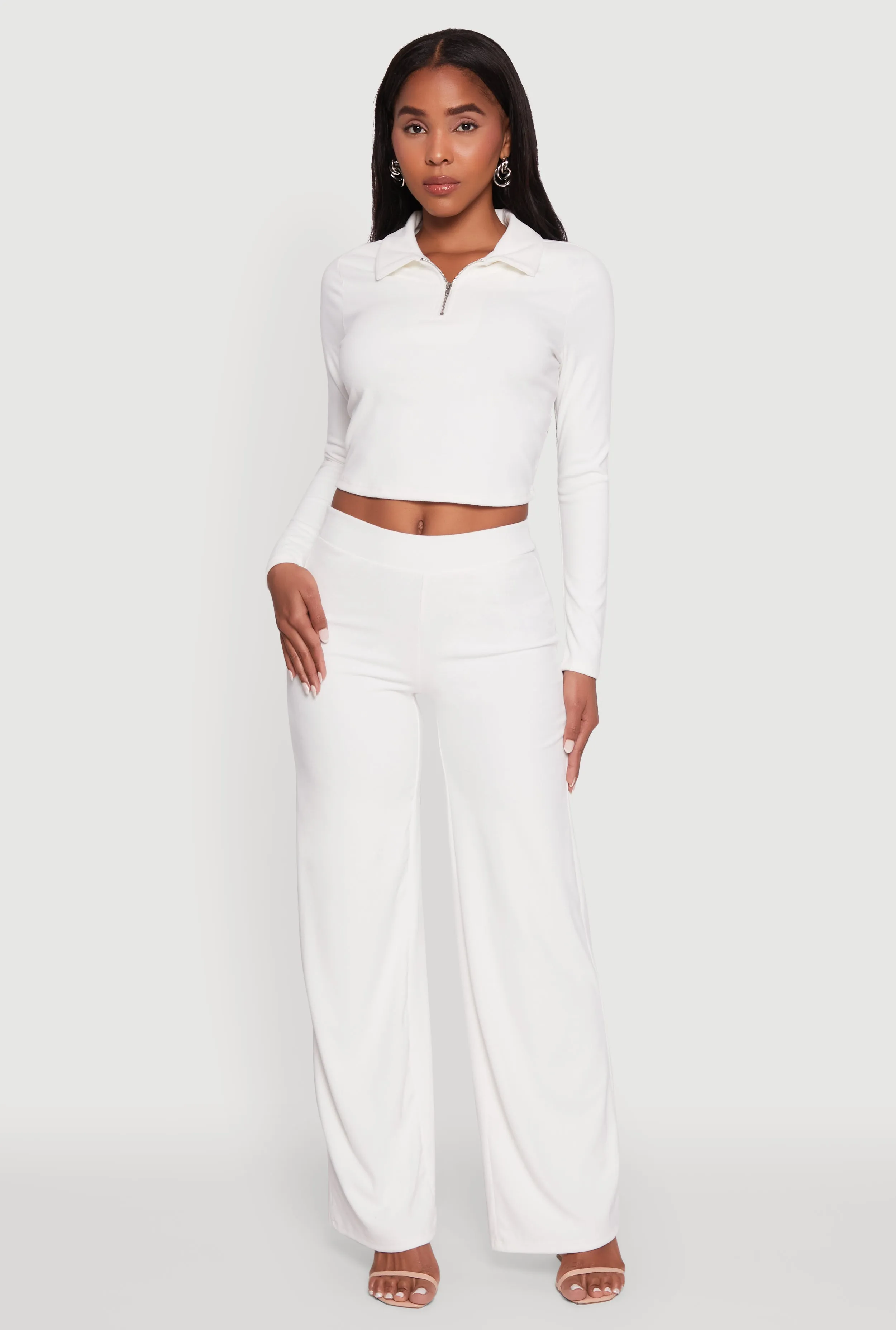 Brushed Knit Pull On Straight Leg Pants sold by Rainbow product image thumbnail 2