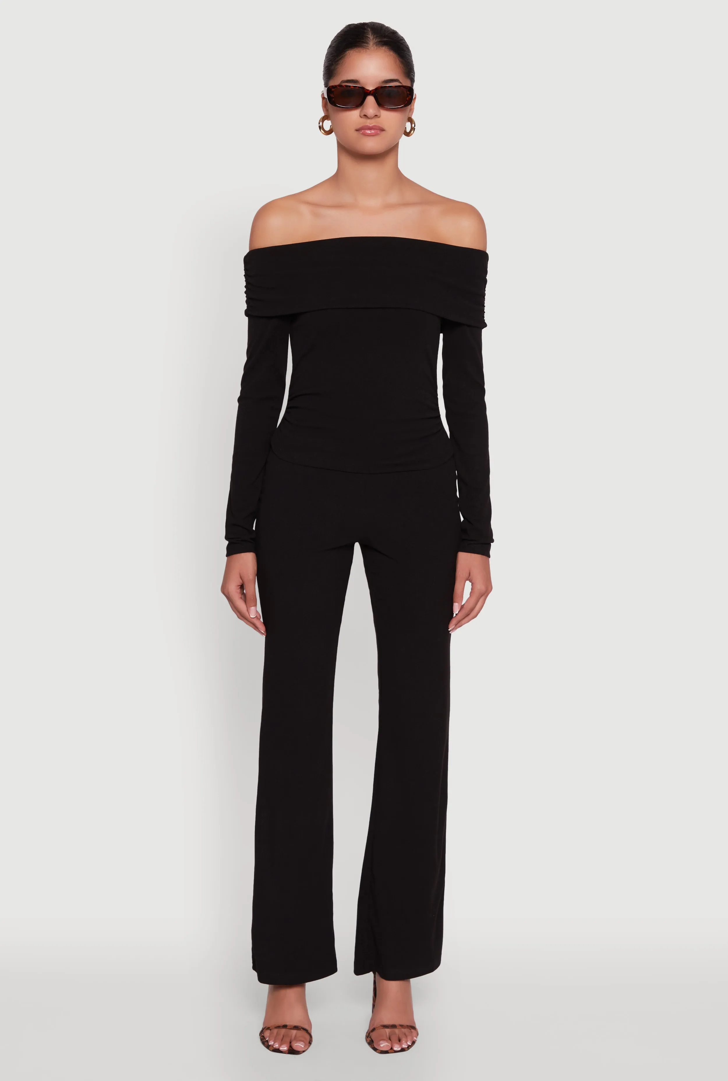 Haute Monde Brushed Knit Boot Cut Pants sold by Rainbow product image thumbnail 2