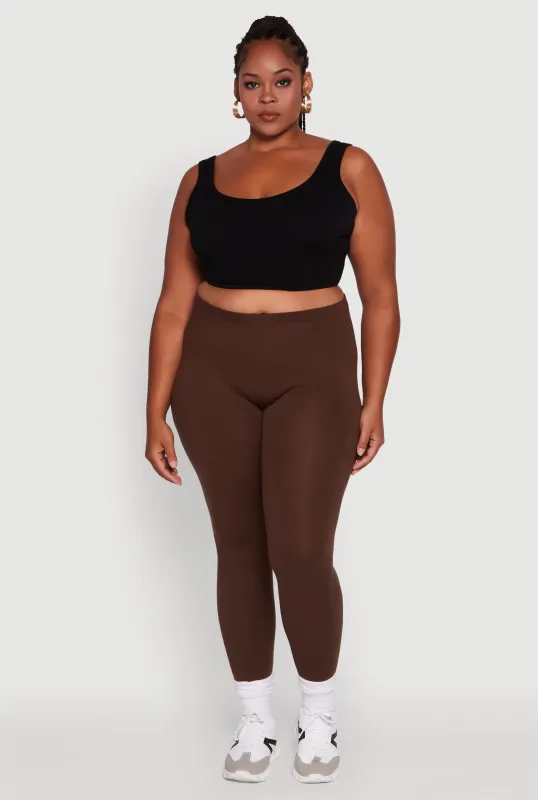 Plus Size Ambiance Basic Leggings sold by Rainbow
