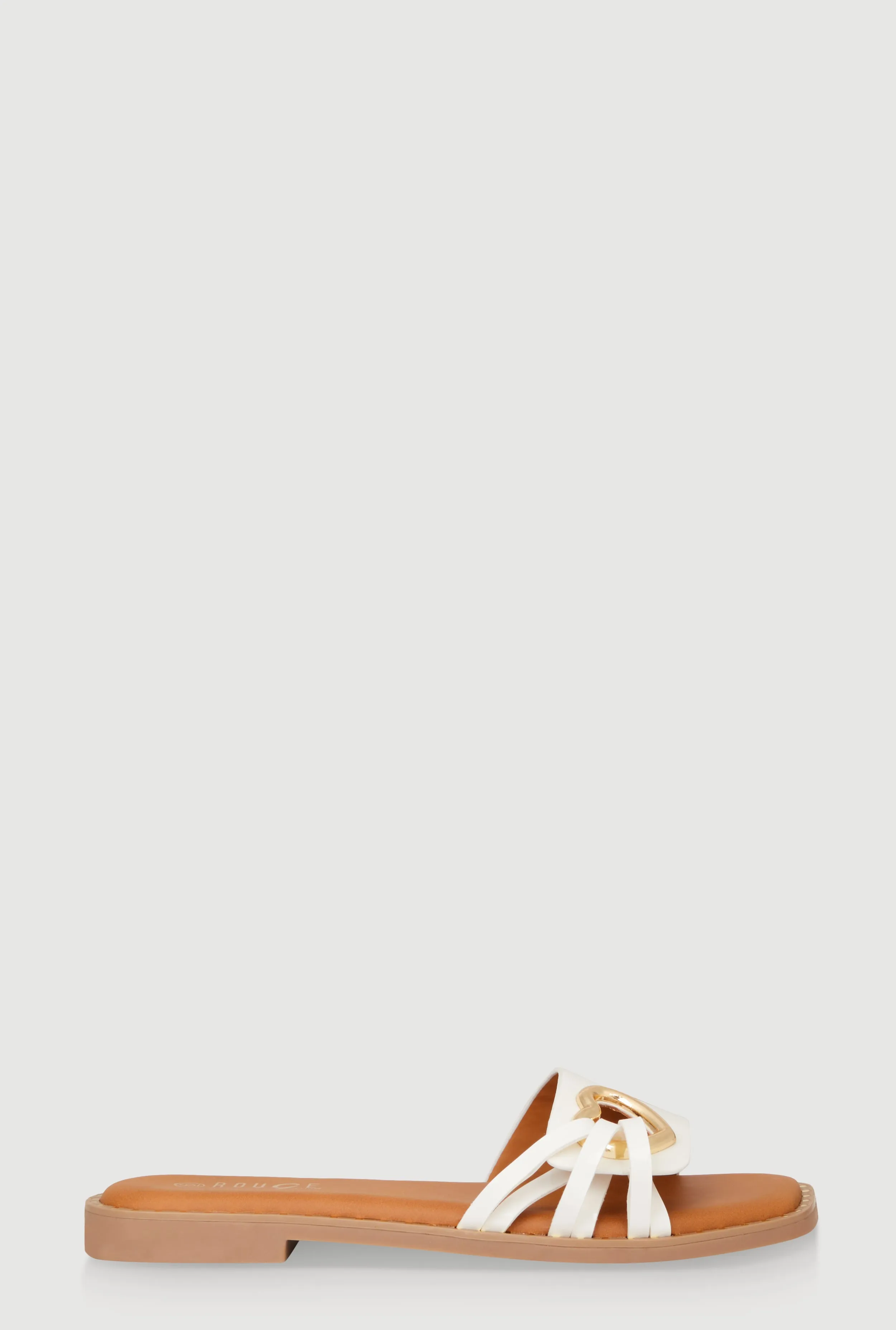 Metallic Heart Cut Out Slide Sandals sold by Rainbow product image thumbnail 2