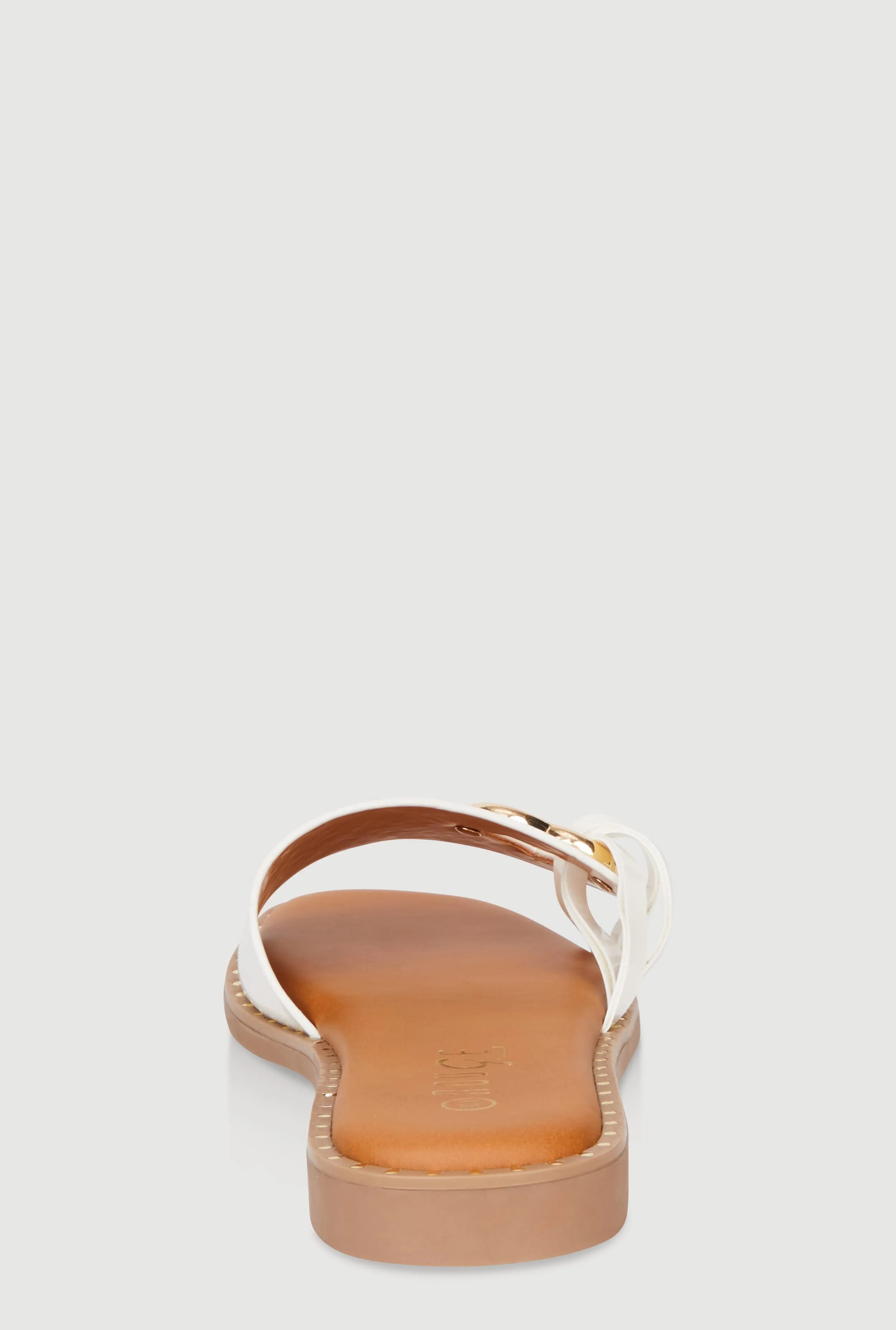 Metallic Heart Cut Out Slide Sandals sold by Rainbow product image thumbnail 3